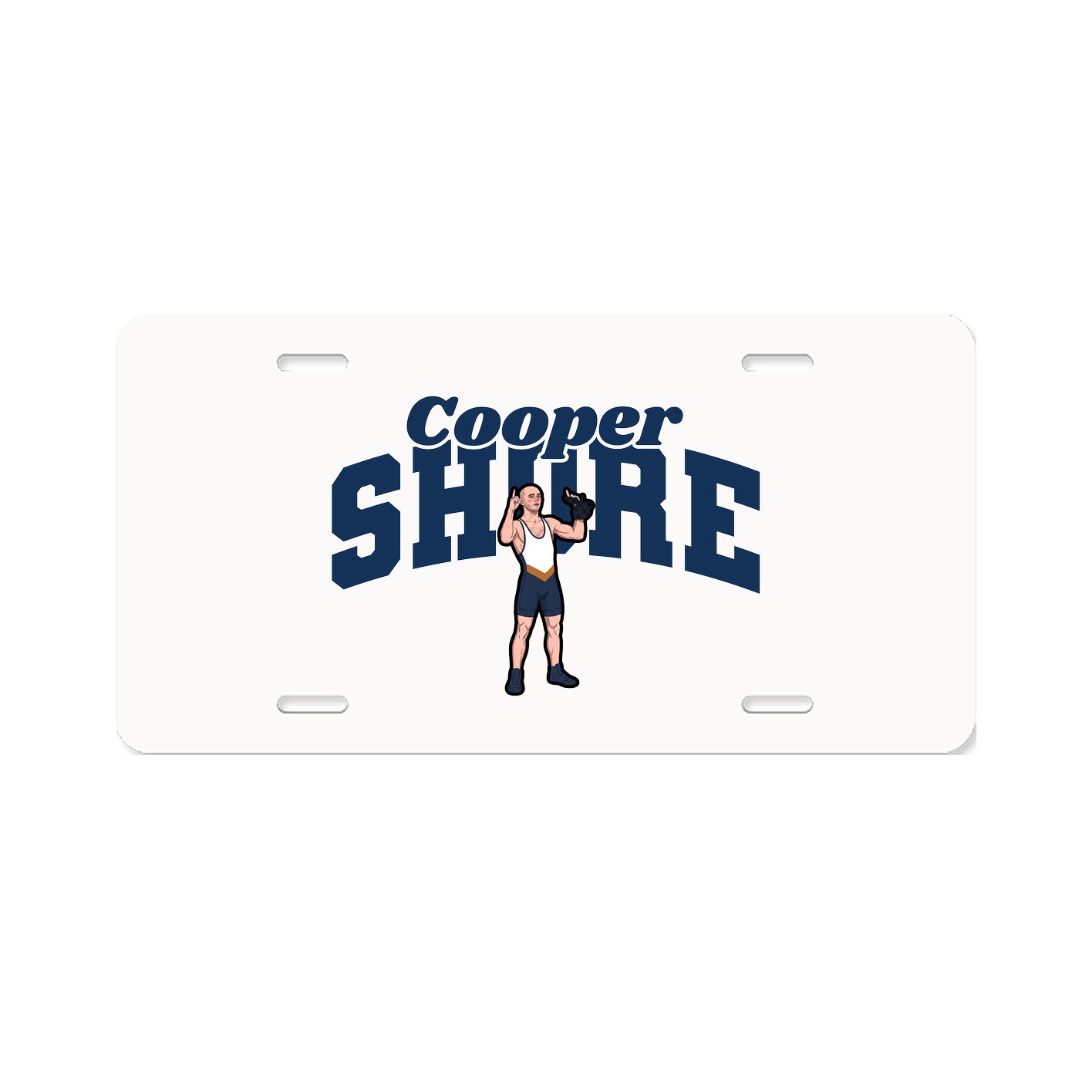 License Plate — Signature Arch in Classic