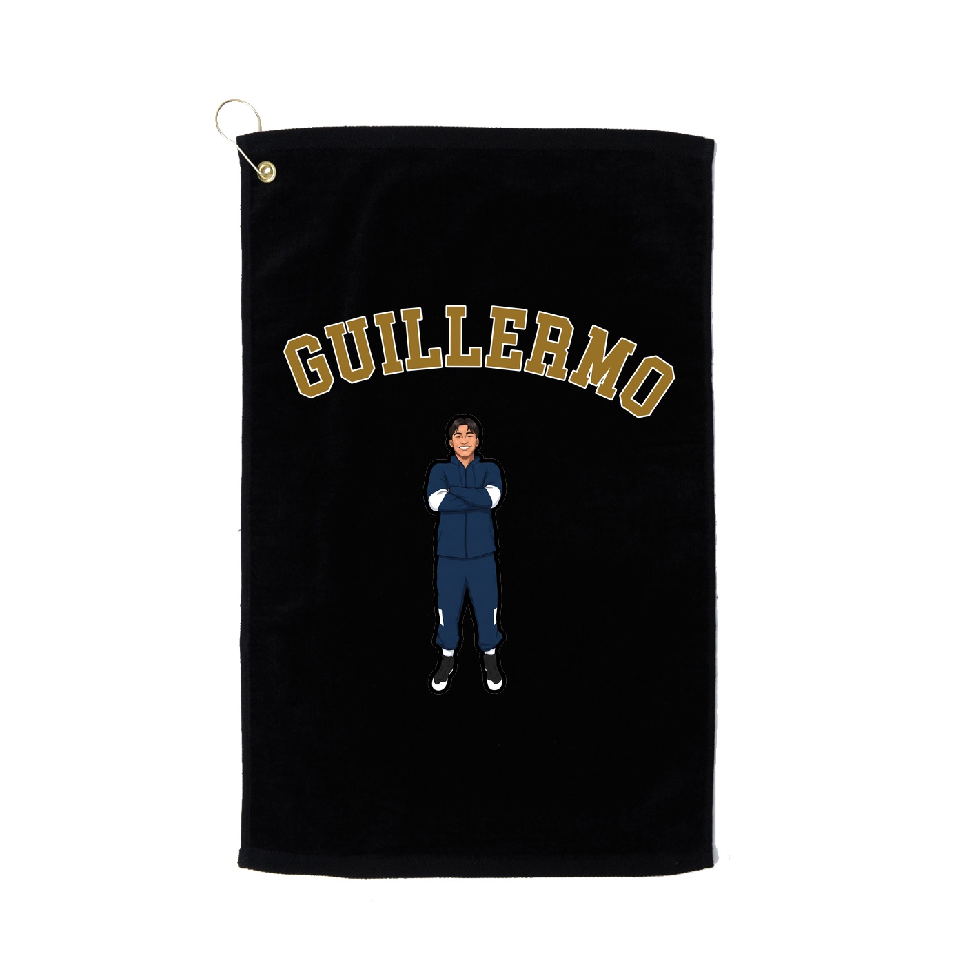Golf Towel — Shirsey Arch in Black