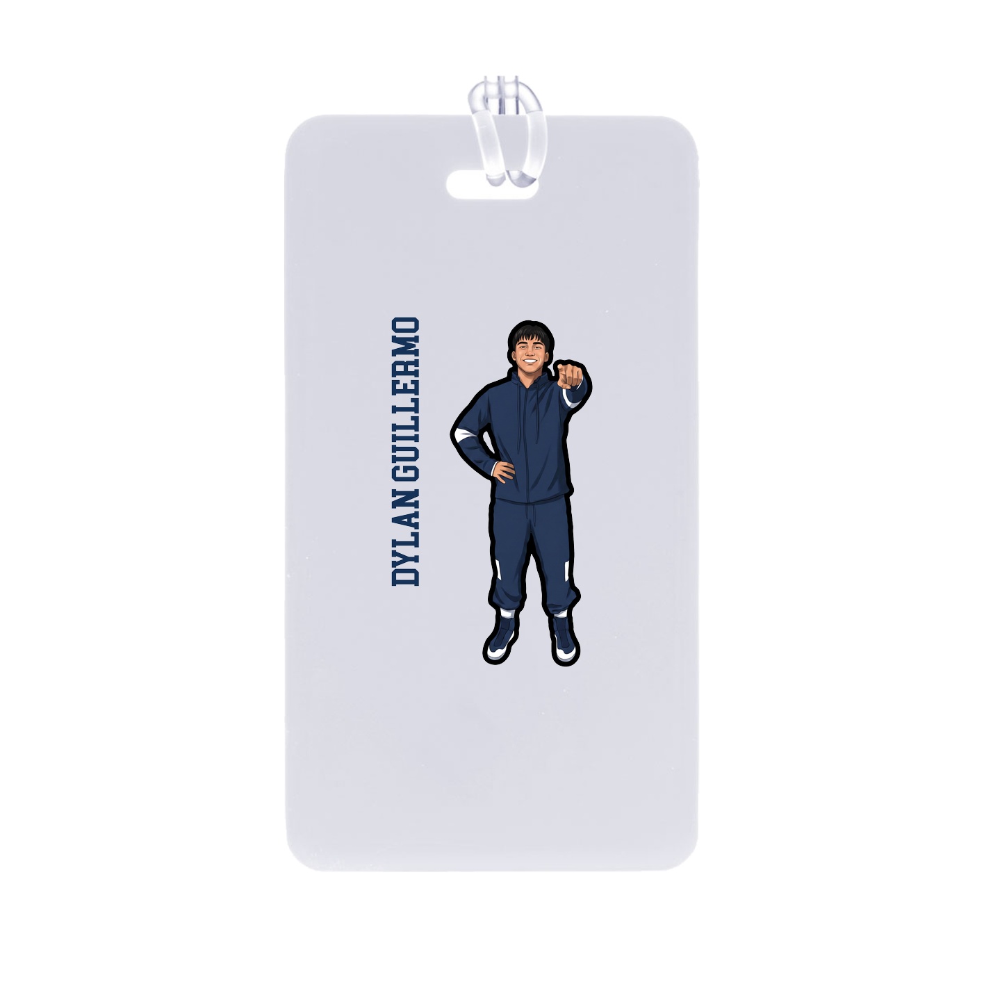 Bag Tag — Name Vertical in Classic
