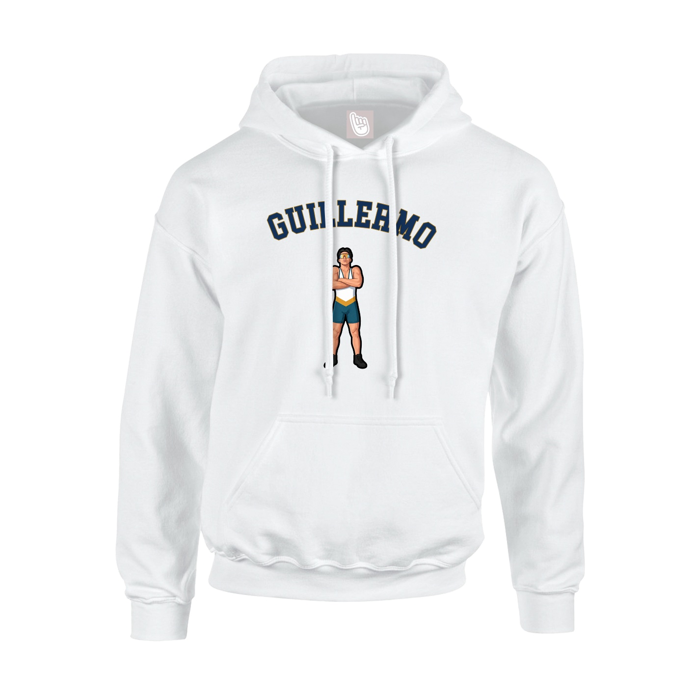 Youth Hoodie — Shirsey Arch in White