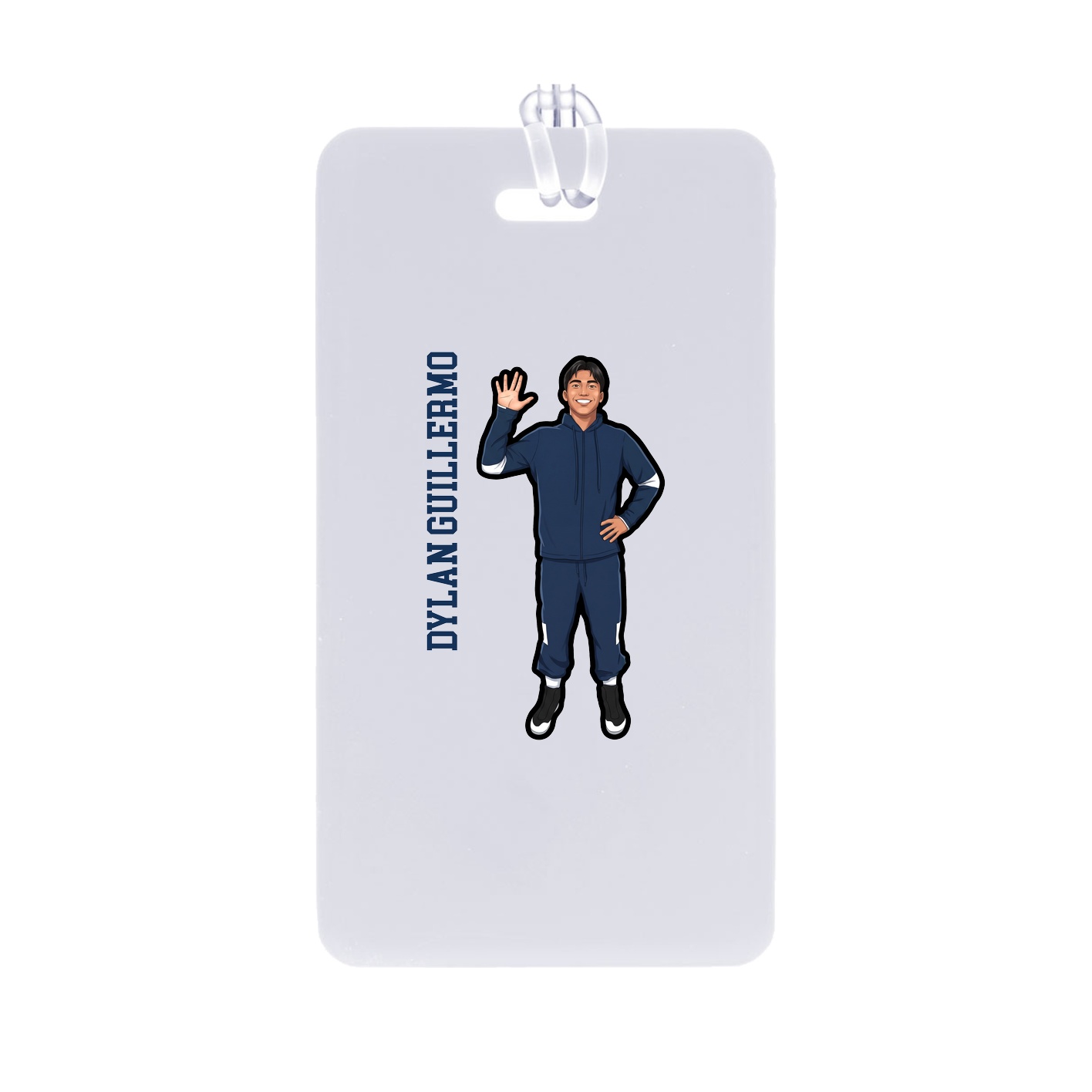 Bag Tag — Name Vertical in Classic