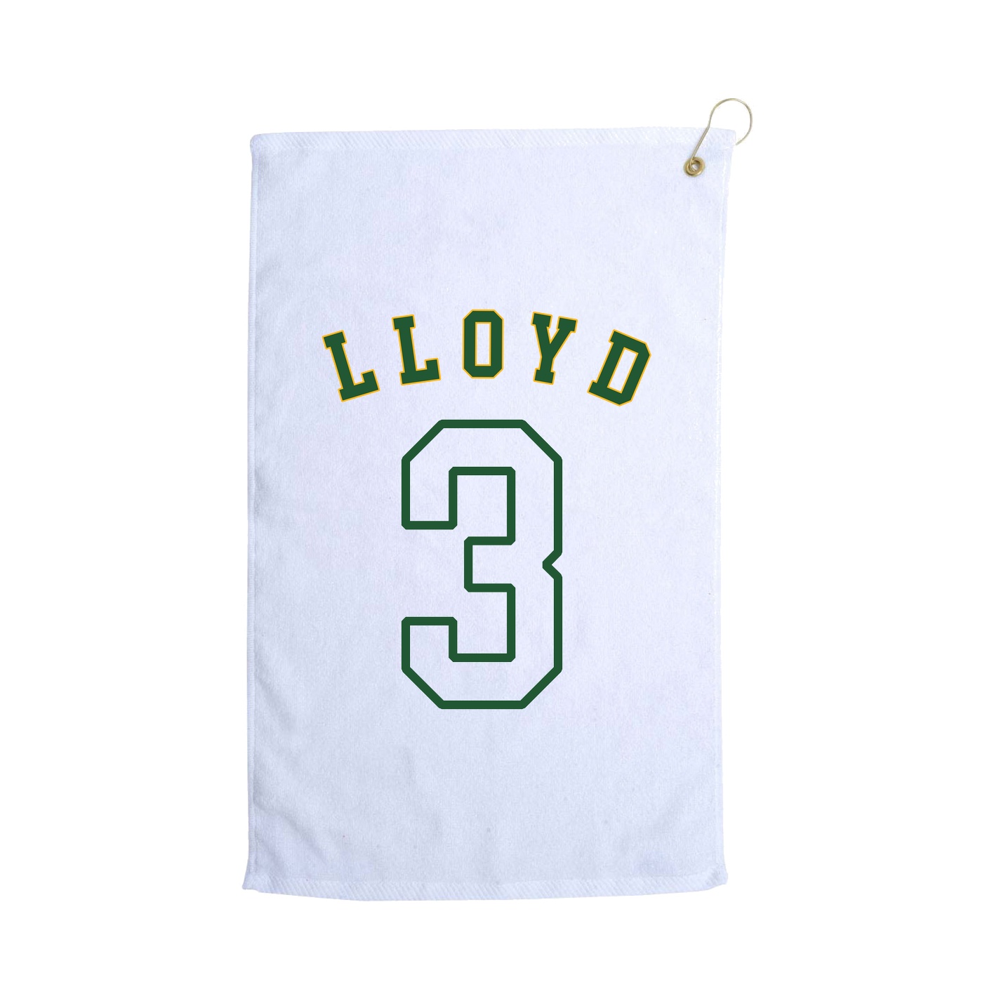 Golf Towel — Shirsey Arch in White