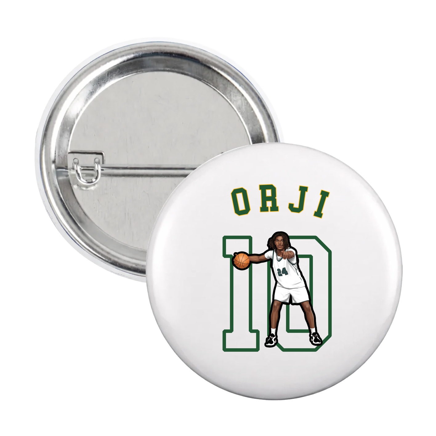 Game Day Button — Shirsey Arch in White