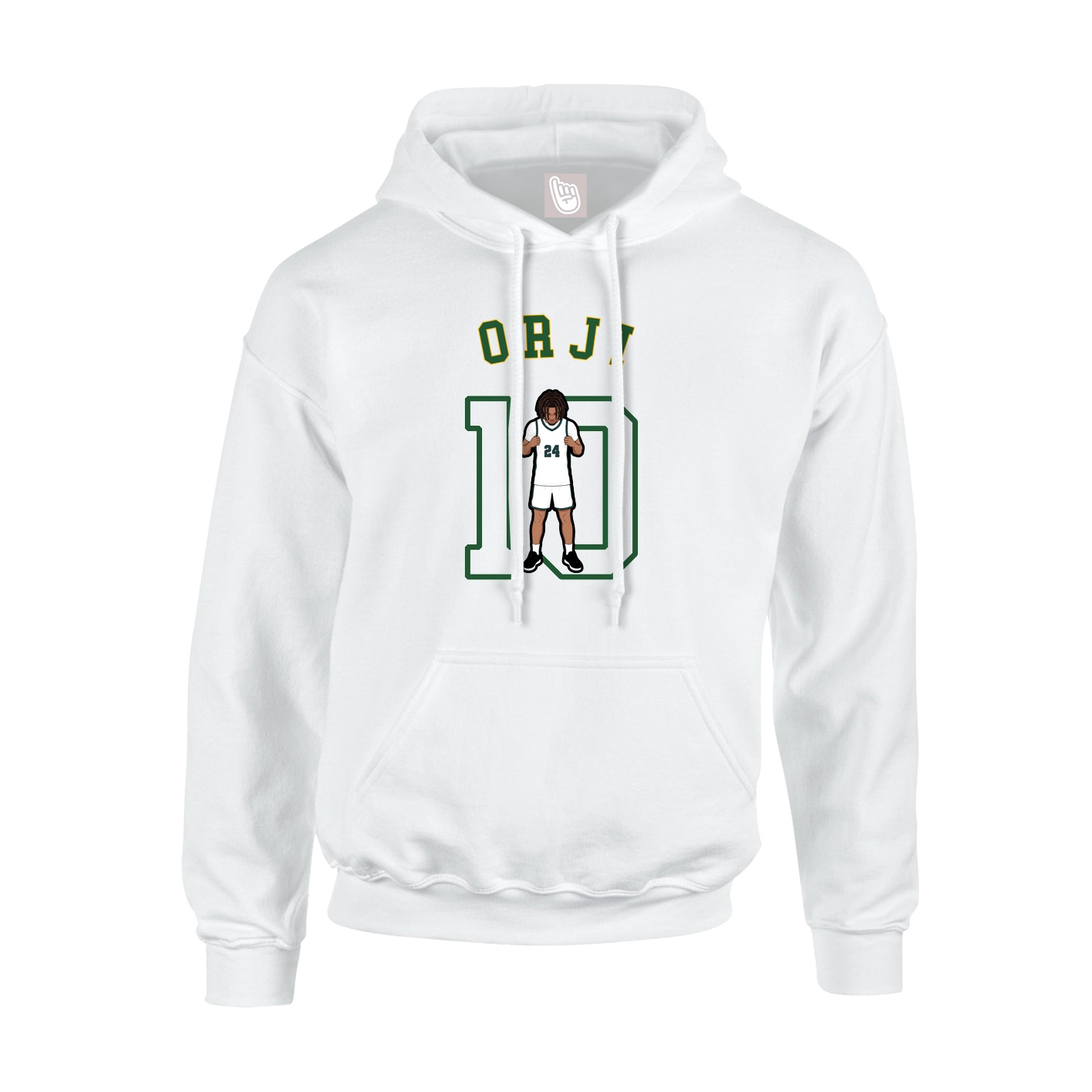 Hoodie — Shirsey Arch in White