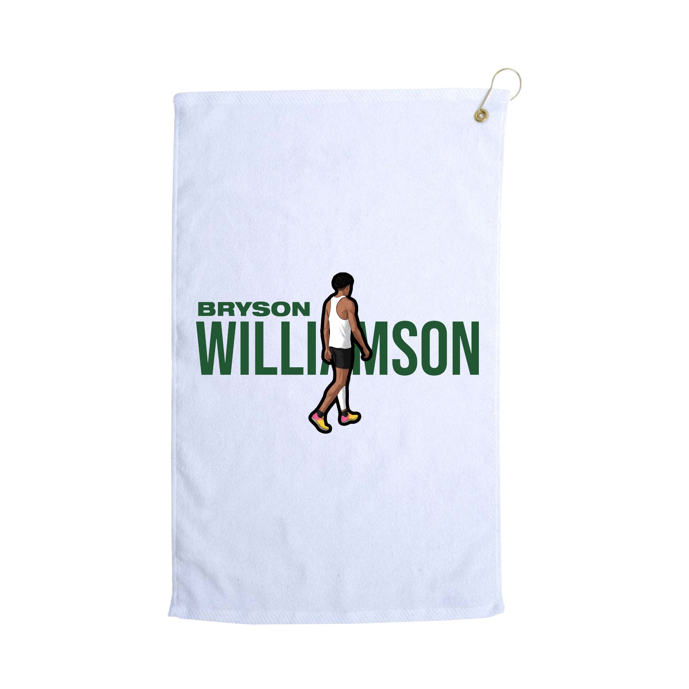 Golf Towel — Player Name in White