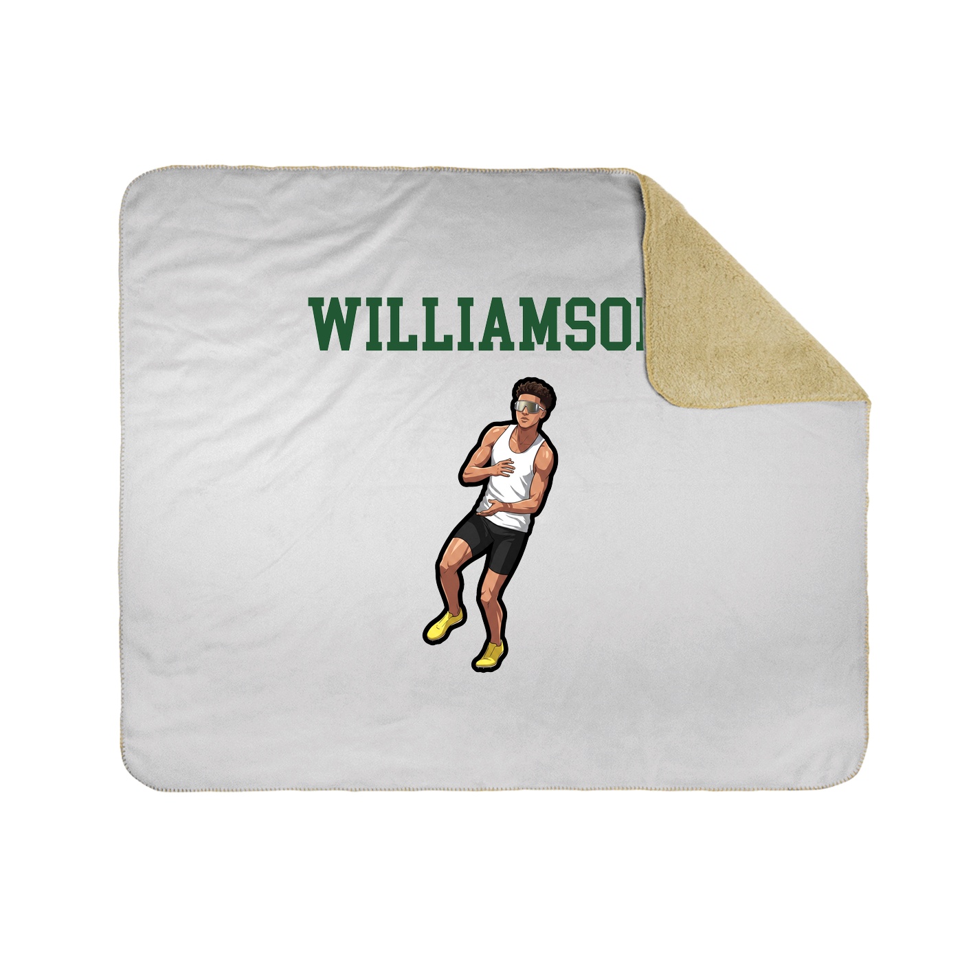 Throw Blanket — Shirsey in White