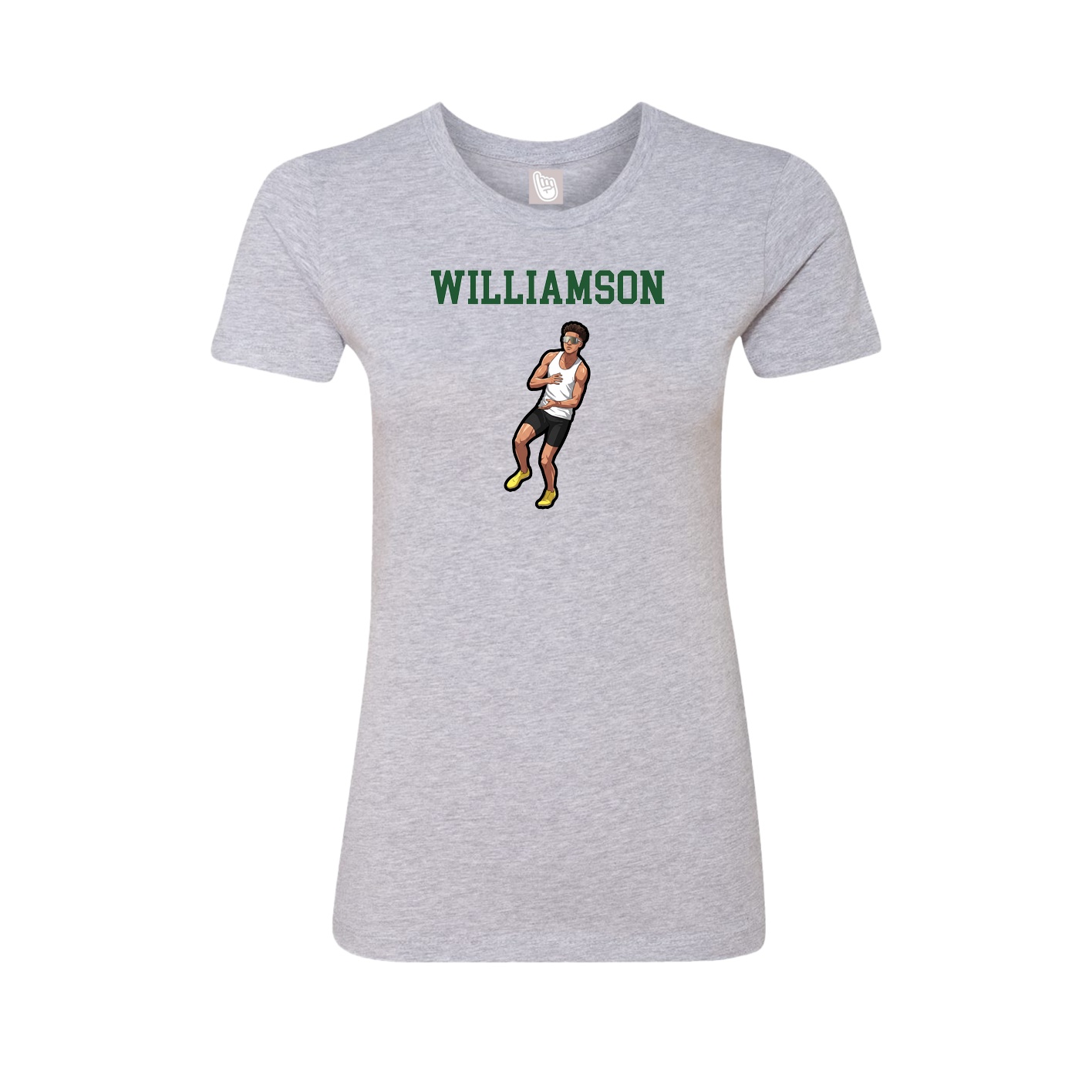 Fitted Women's Tee — Shirsey in Grey