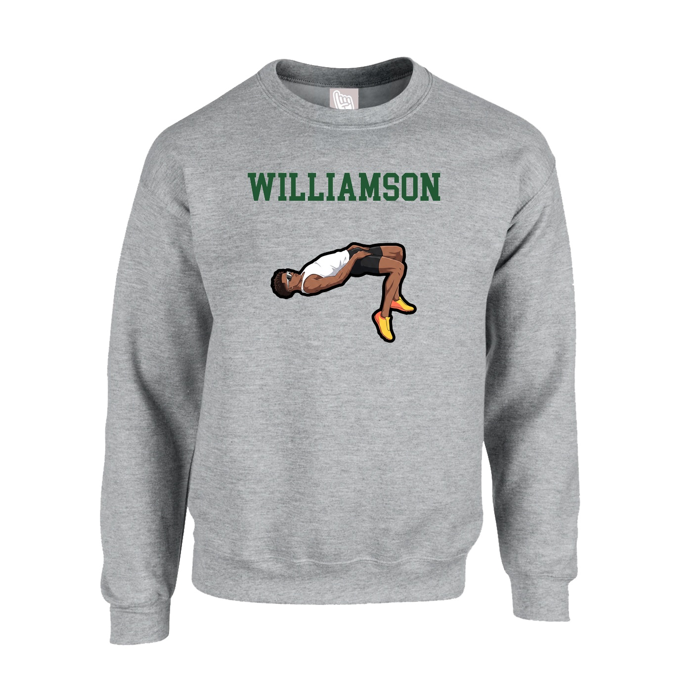 Fleece Crew — Shirsey in Grey
