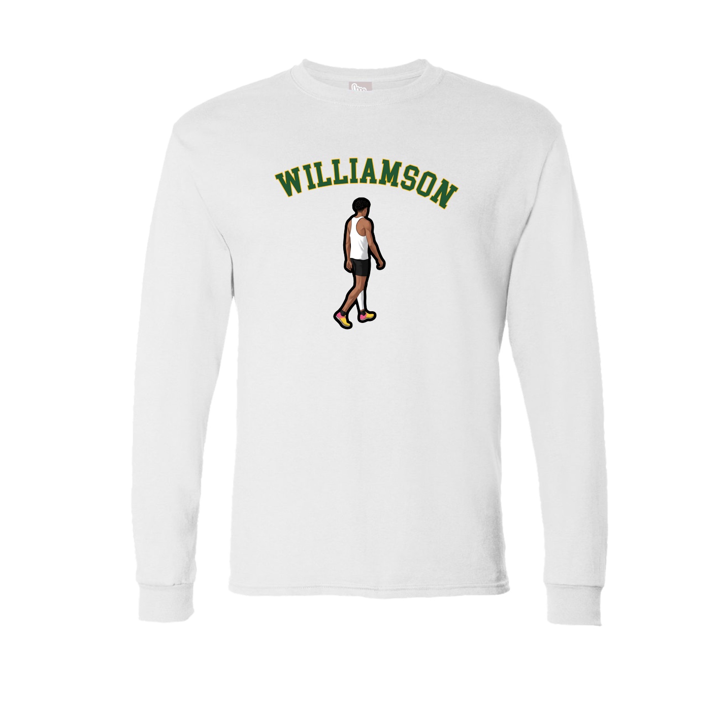 Long Sleeve Tee — Shirsey Arch in White