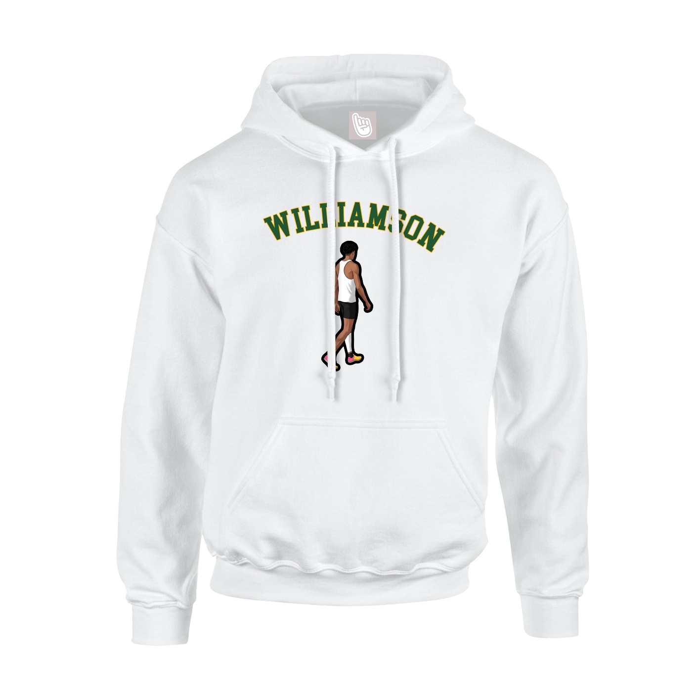Hoodie — Shirsey Arch in White