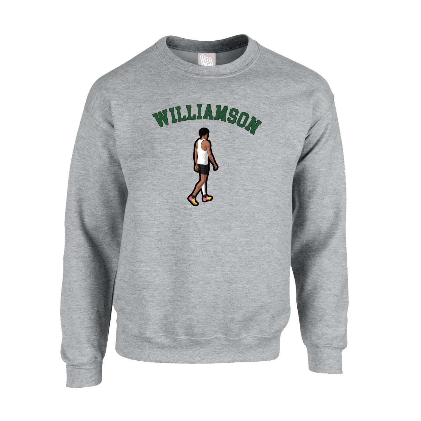 Fleece Crew — Shirsey Arch in Grey