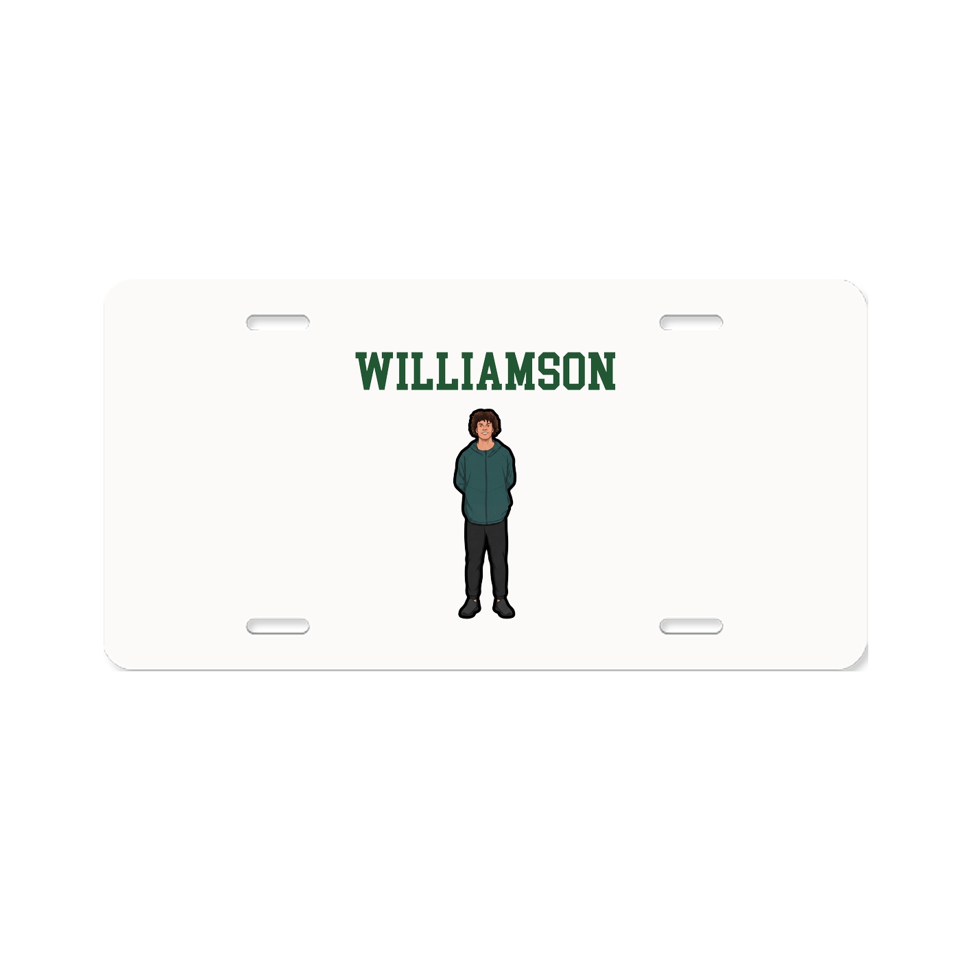 License Plate — Shirsey in Classic