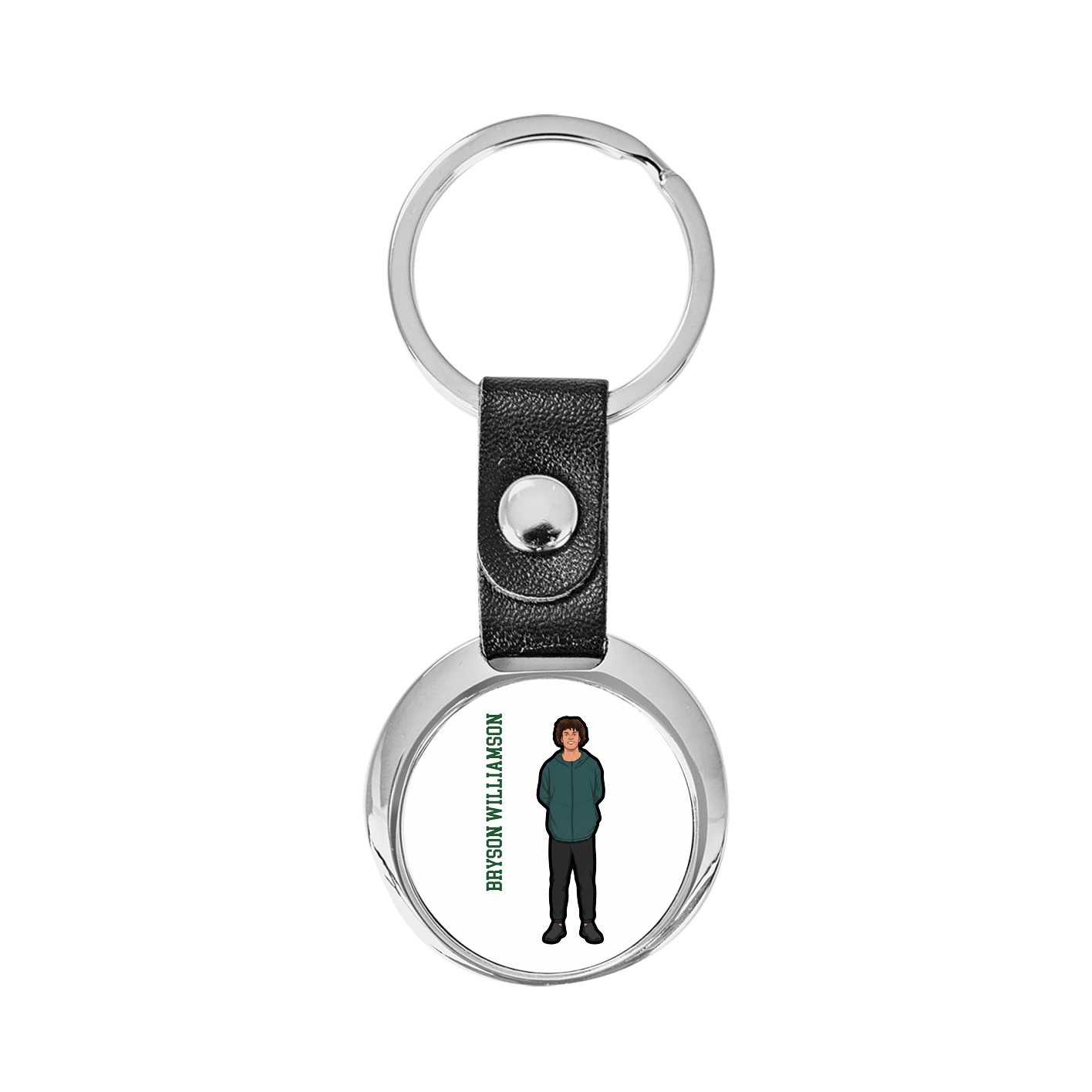 Key Chain — Name Vertical in Classic