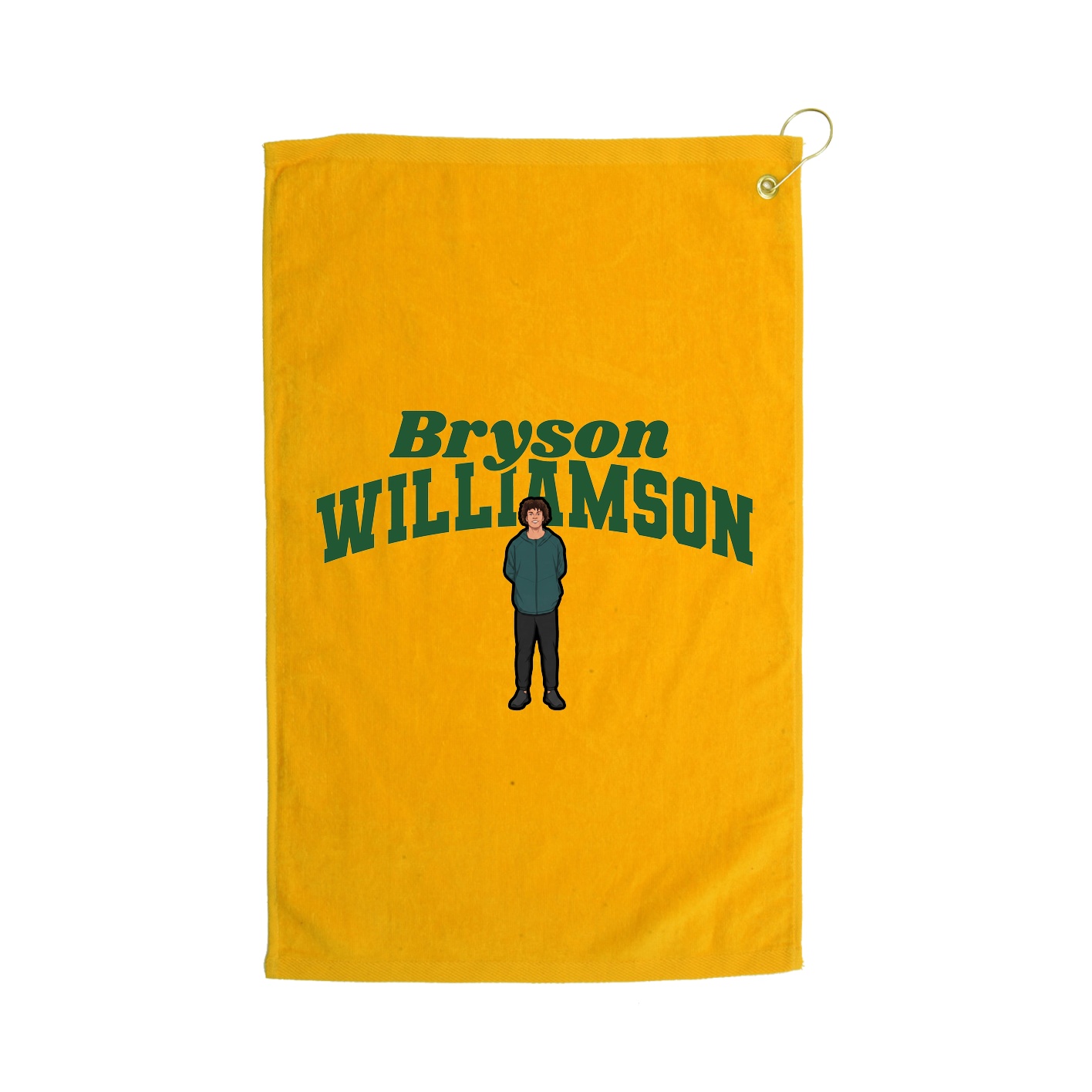 Golf Towel — Signature Arch in Gold