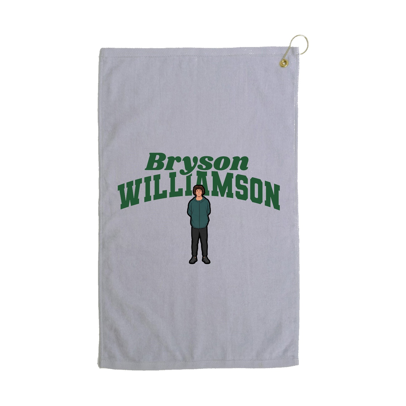 Golf Towel — Signature Arch in Grey