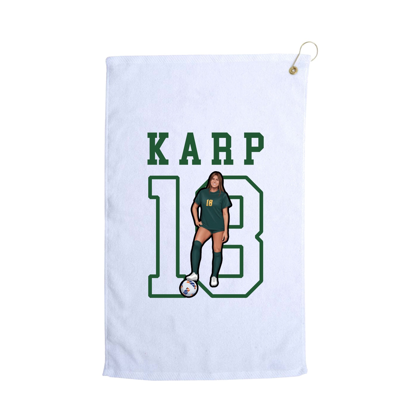 Golf Towel — Shirsey in White