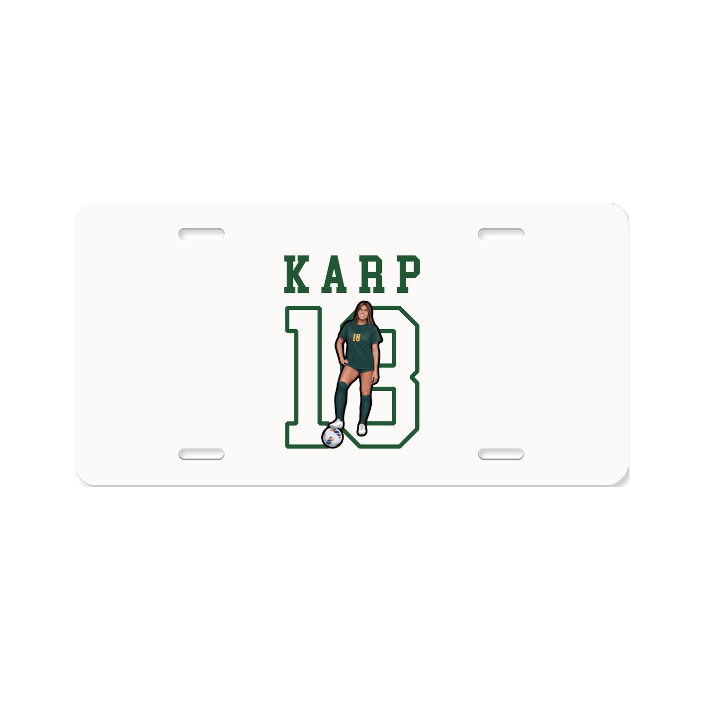 License Plate — Shirsey in Classic