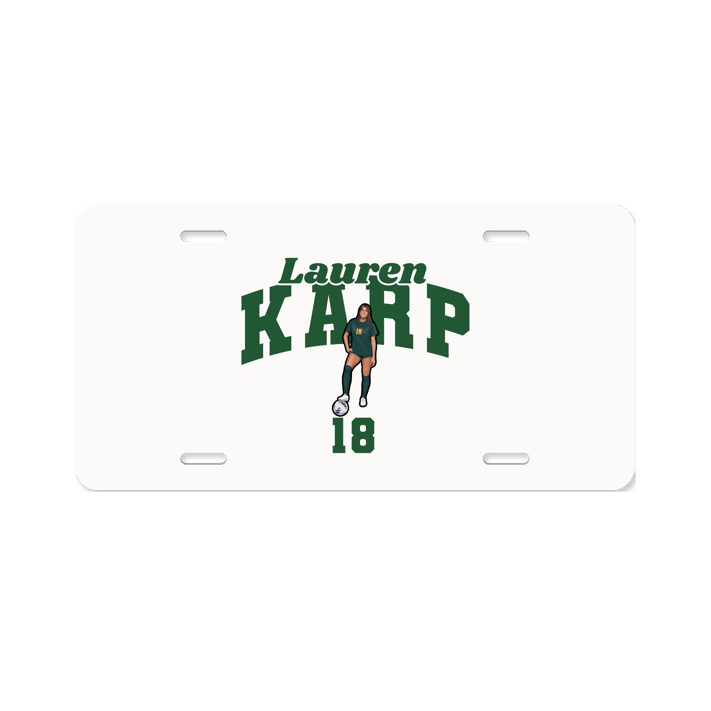 License Plate — Signature Arch in Classic