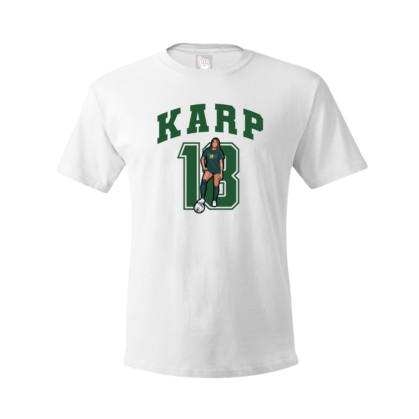 Tee — Number in White
