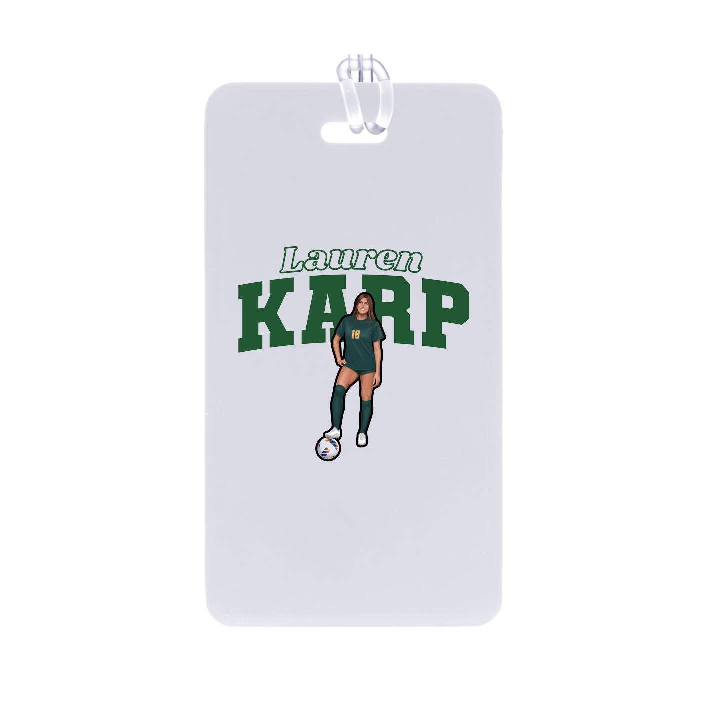 Bag Tag — Name Arch in Classic