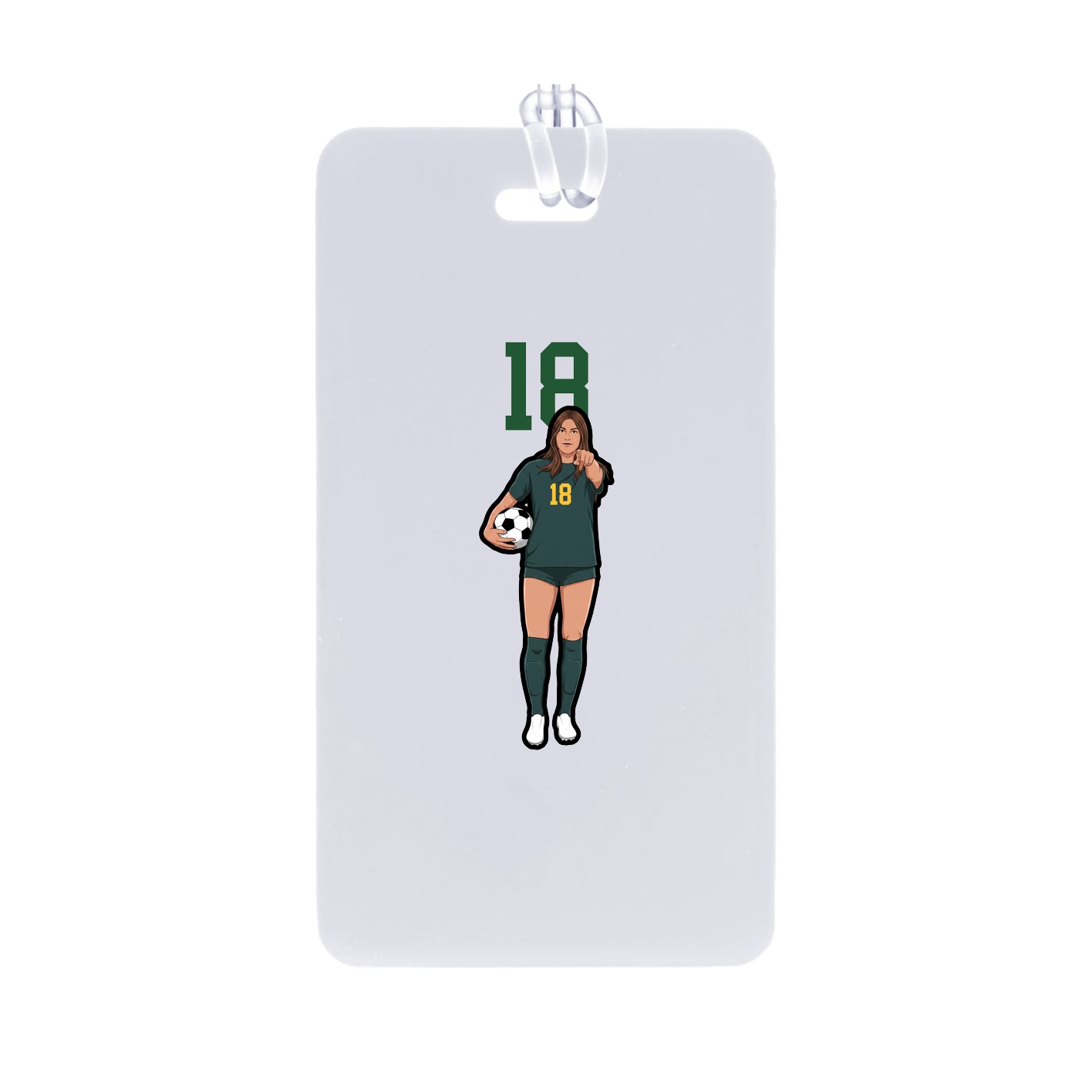 Bag Tag — Number Top in Classic
