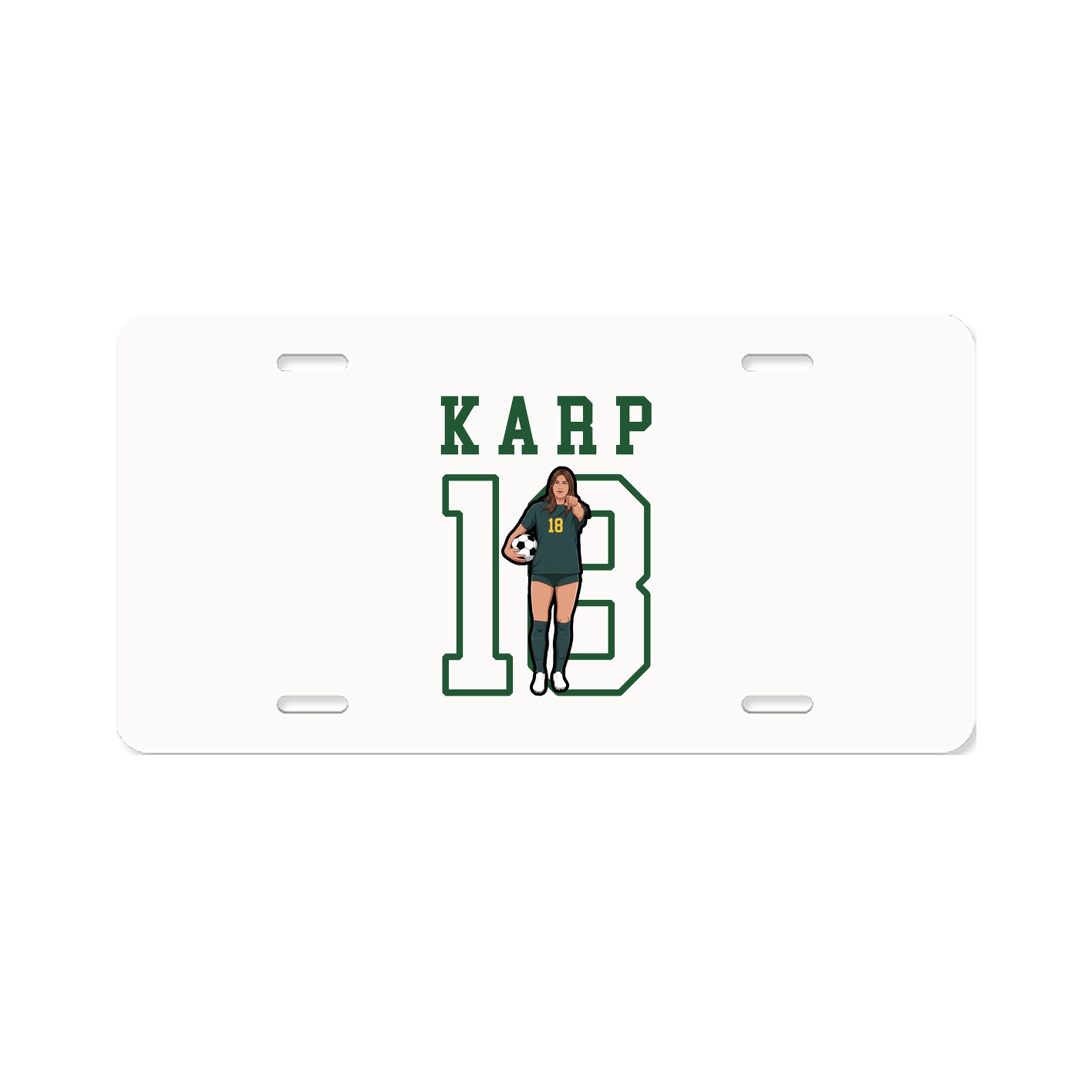 License Plate — Shirsey in Classic