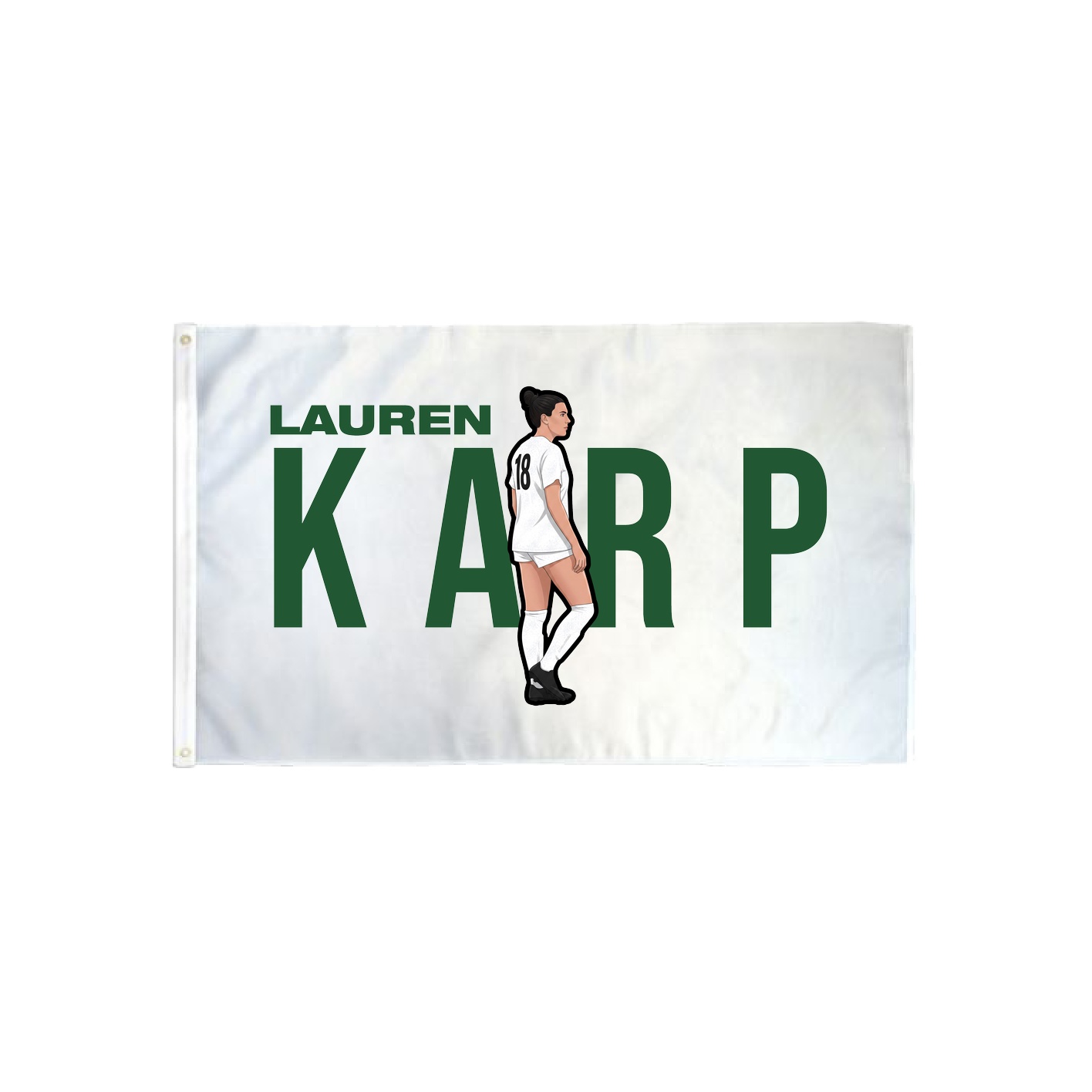 3x5 Flag — Player Name in Classic