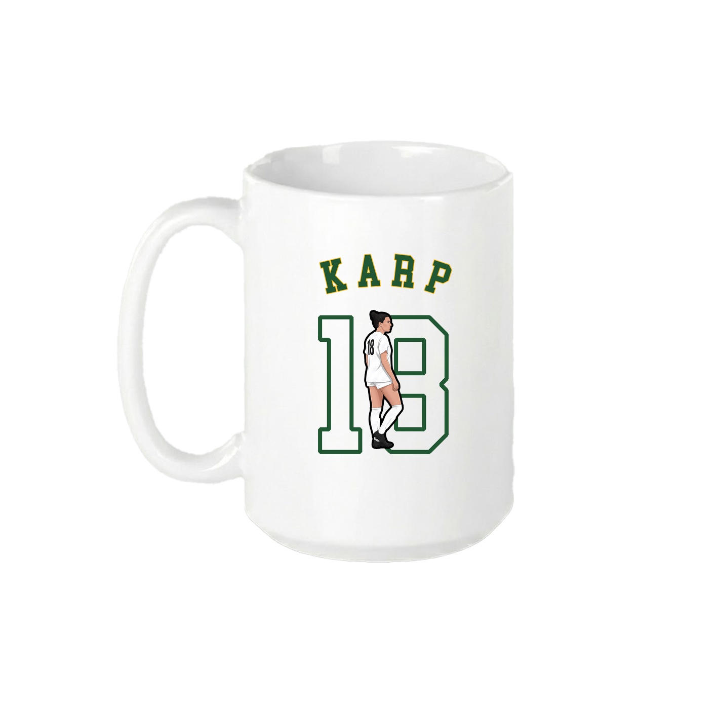 15oz Coffee Mug — Shirsey Arch in White