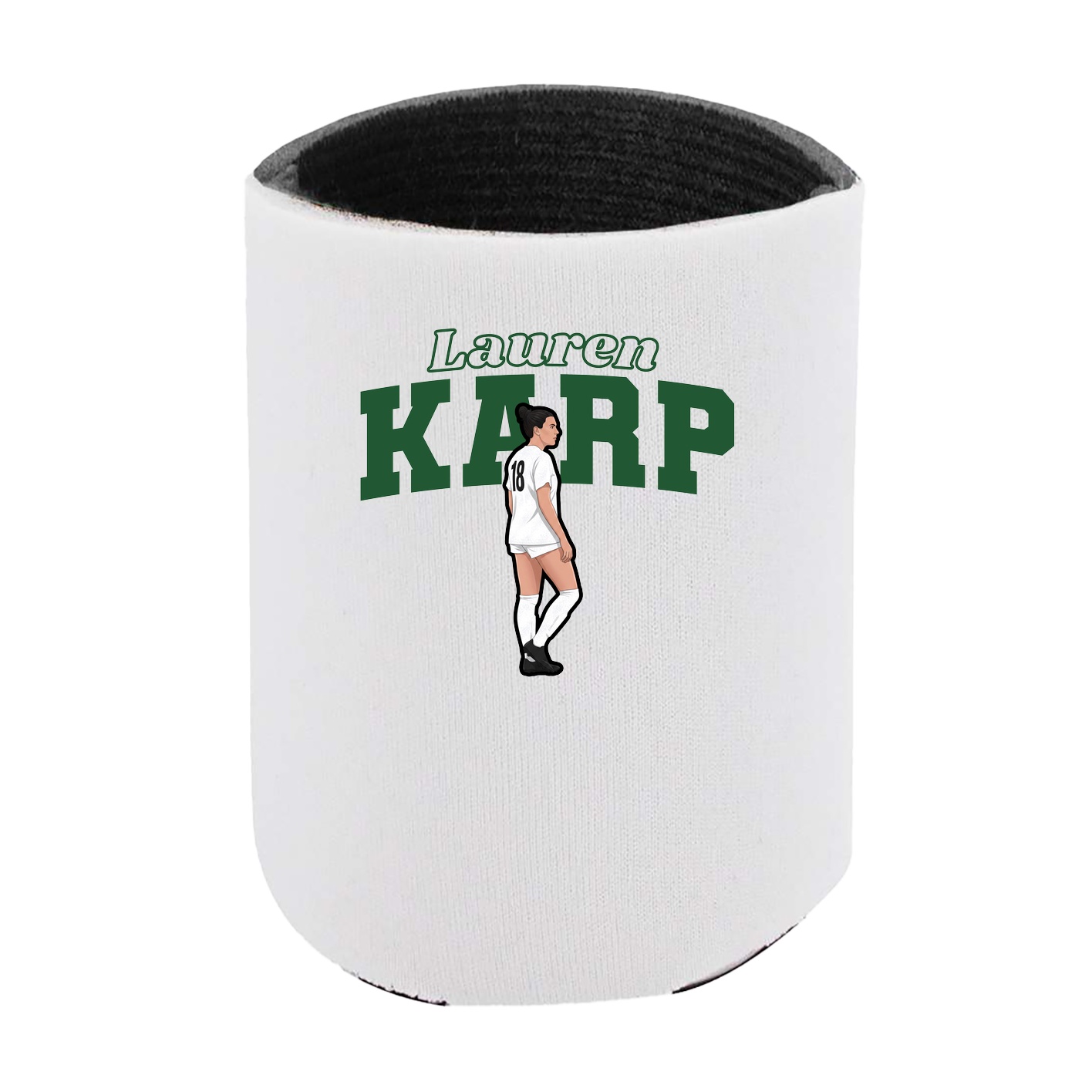 Can Holder — Name Arch in White