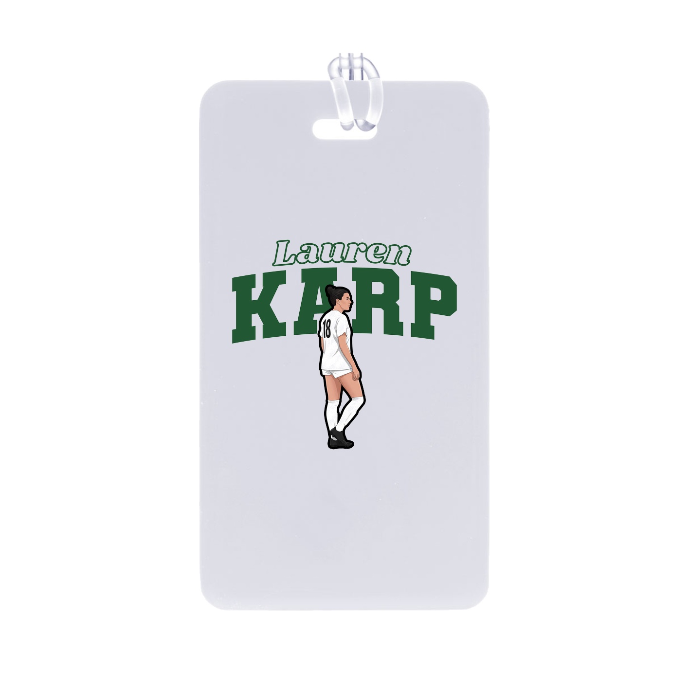 Bag Tag — Name Arch in Classic