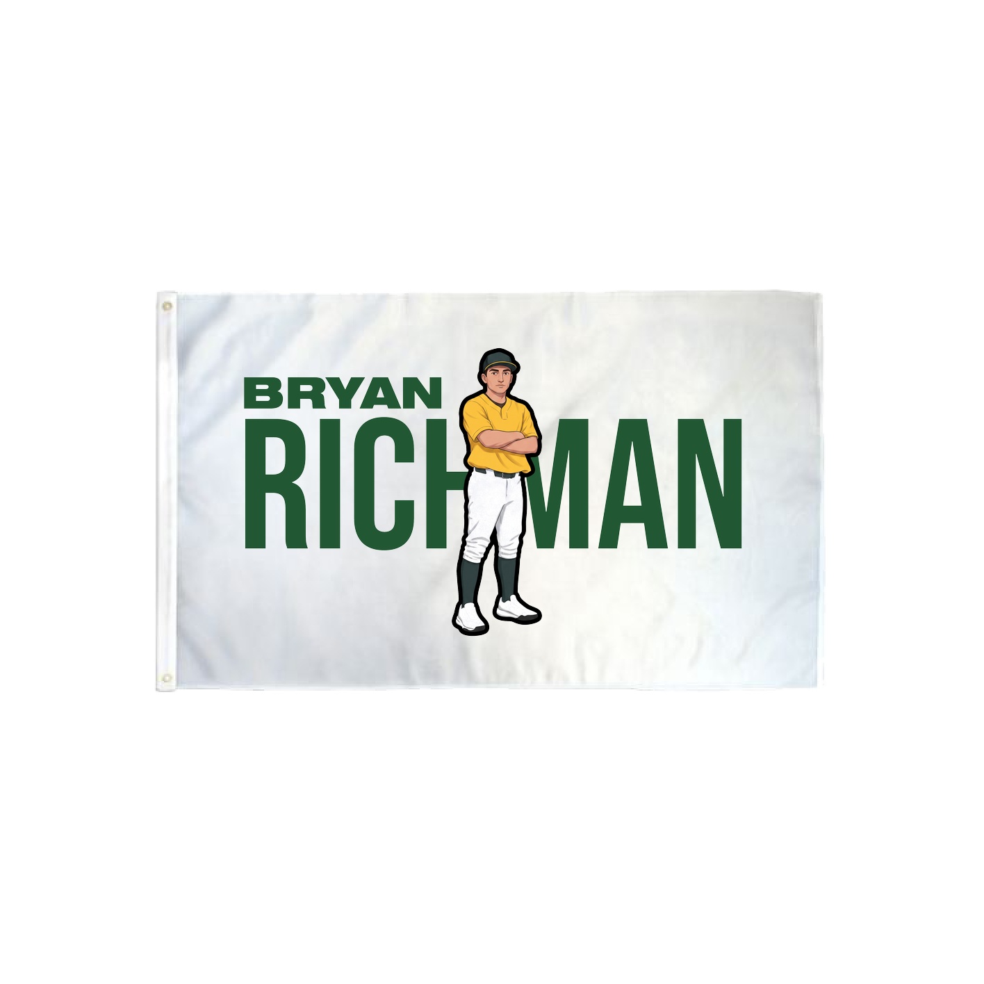 3x5 Flag — Player Name in Classic