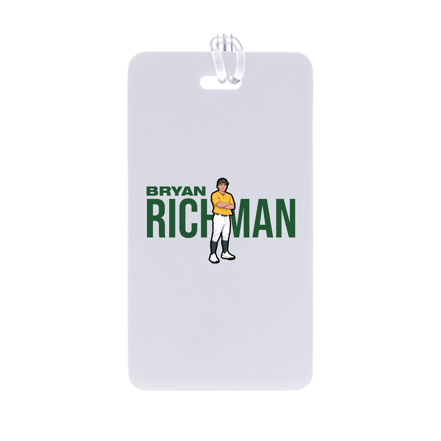 Bag Tag — Player Name in Classic