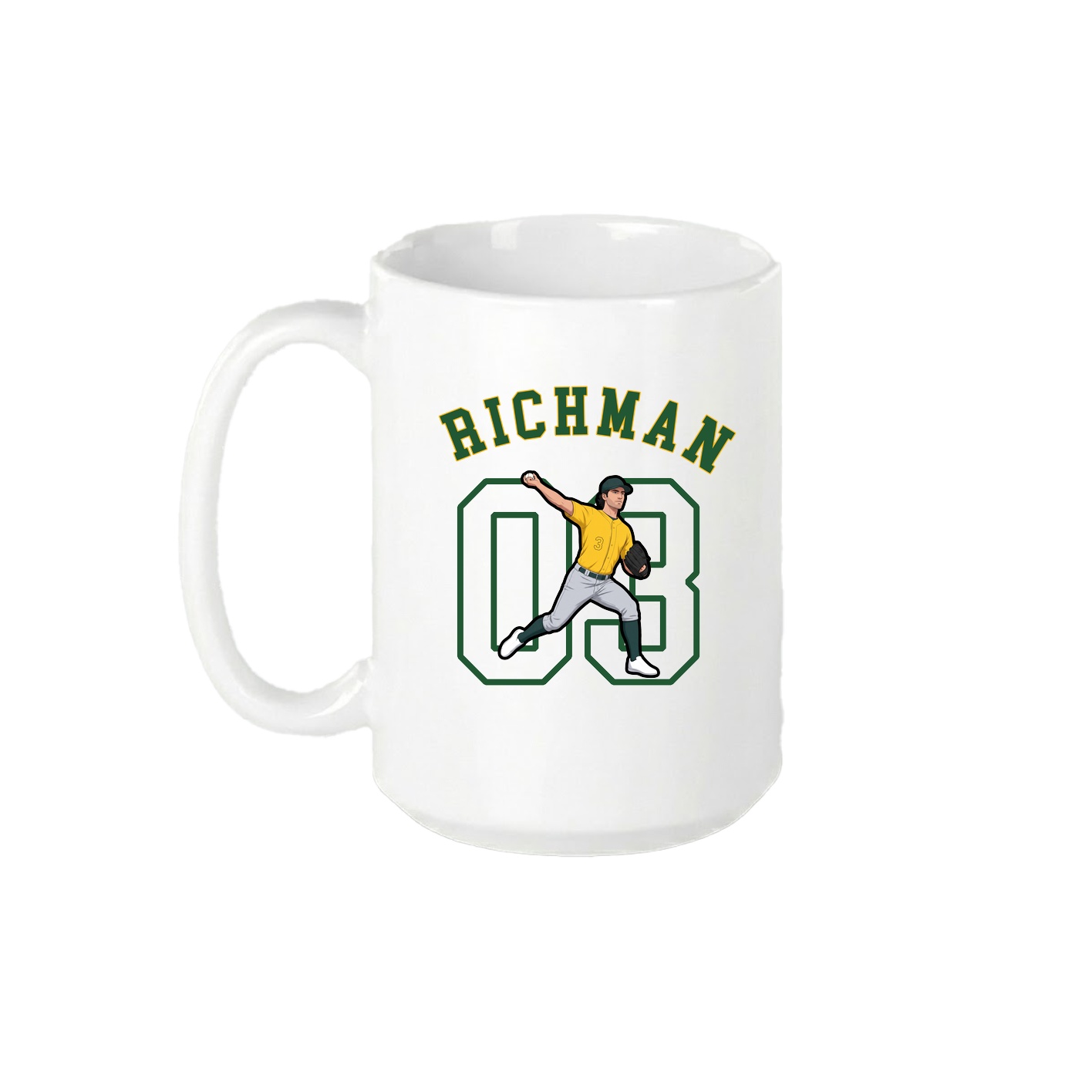 15oz Coffee Mug — Shirsey Arch in White