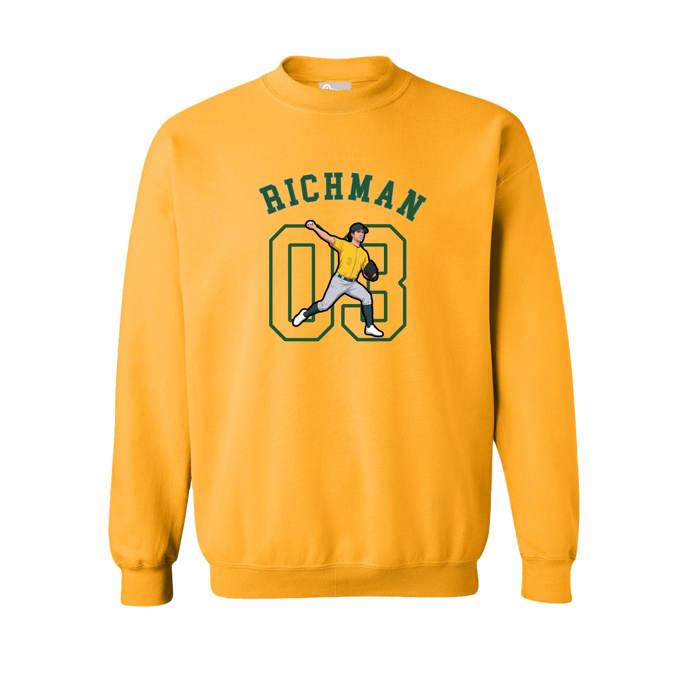 Fleece Crew — Shirsey Arch in Gold