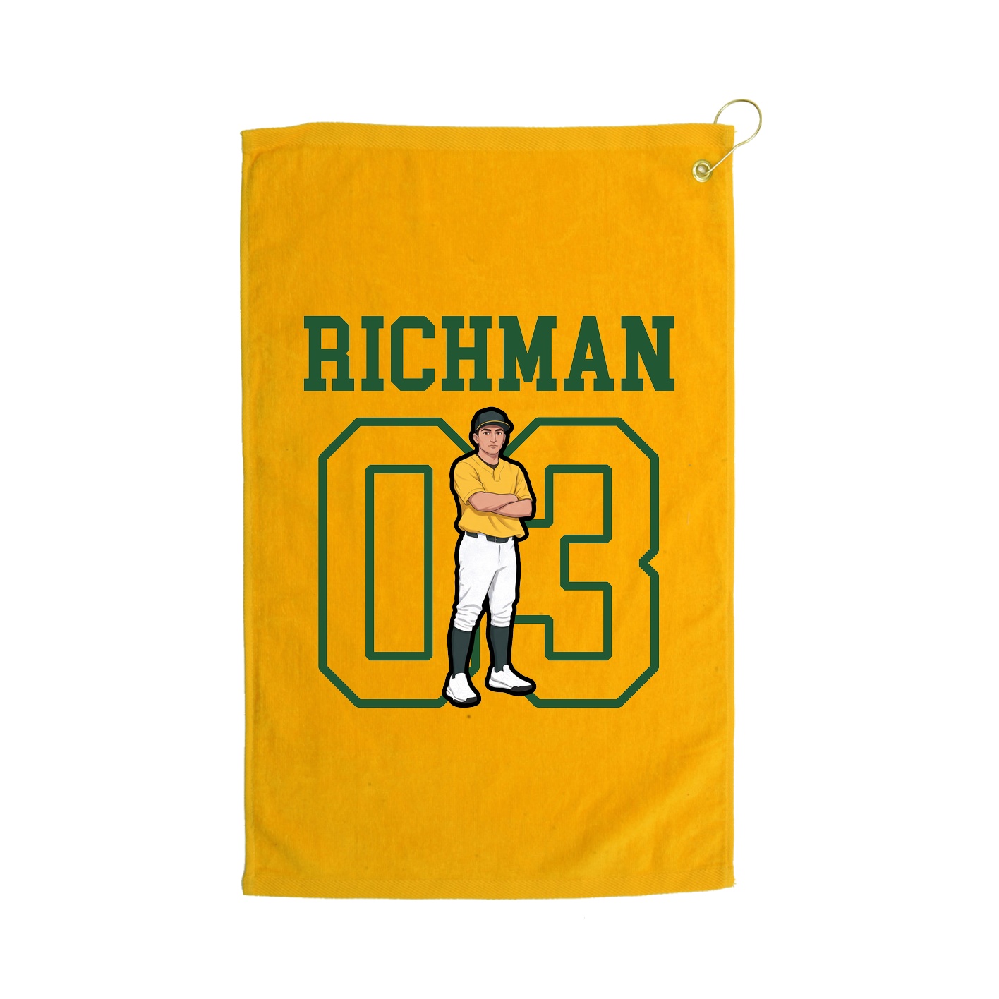 Golf Towel — Shirsey in Gold