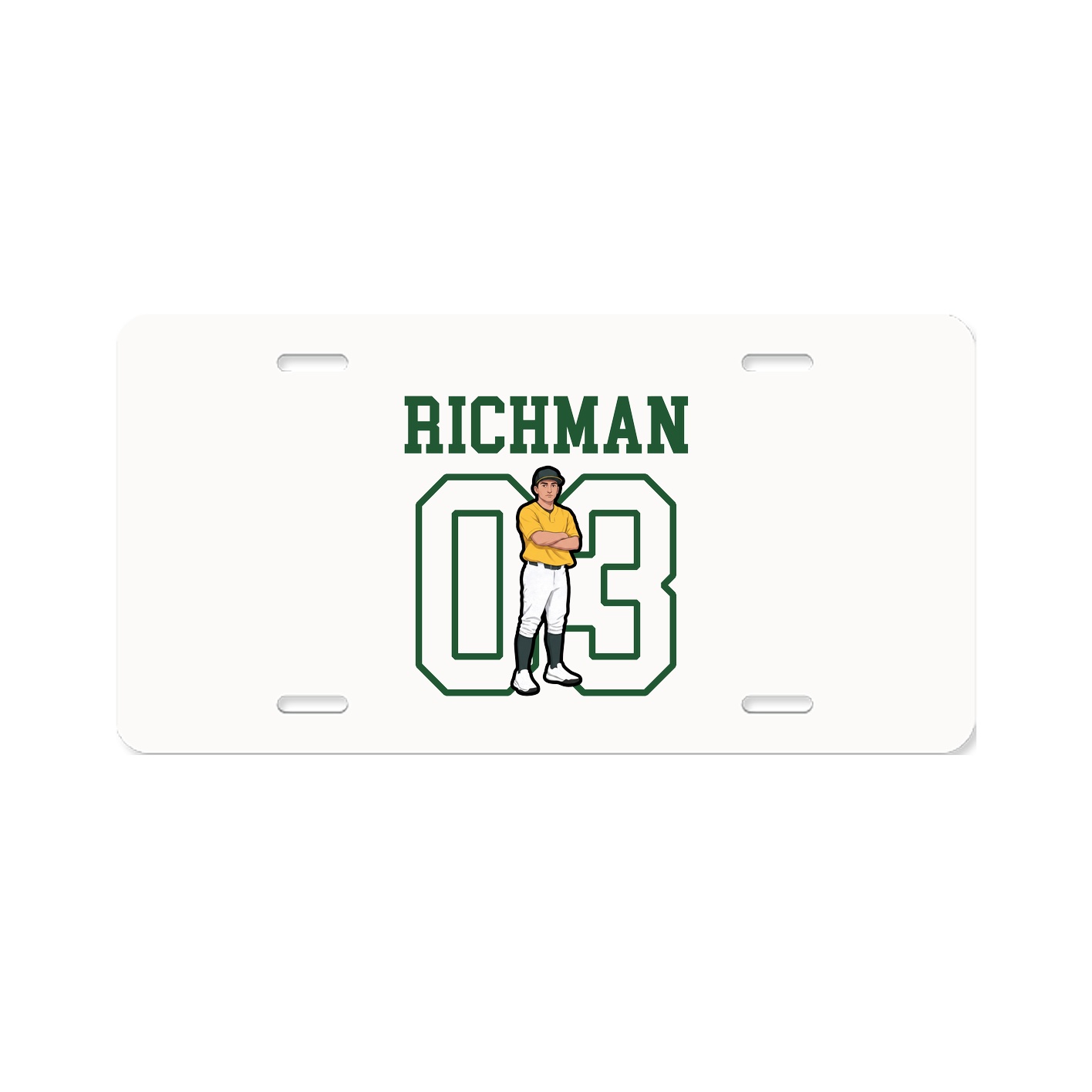 License Plate — Shirsey in Classic