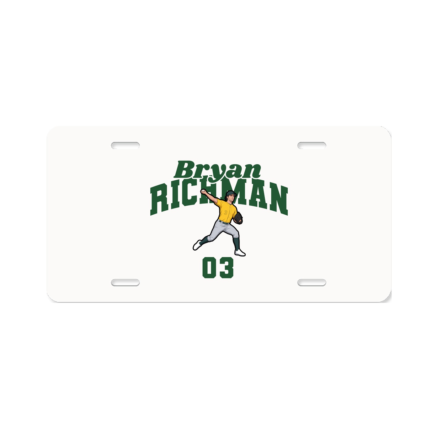 License Plate — Signature Arch in Classic