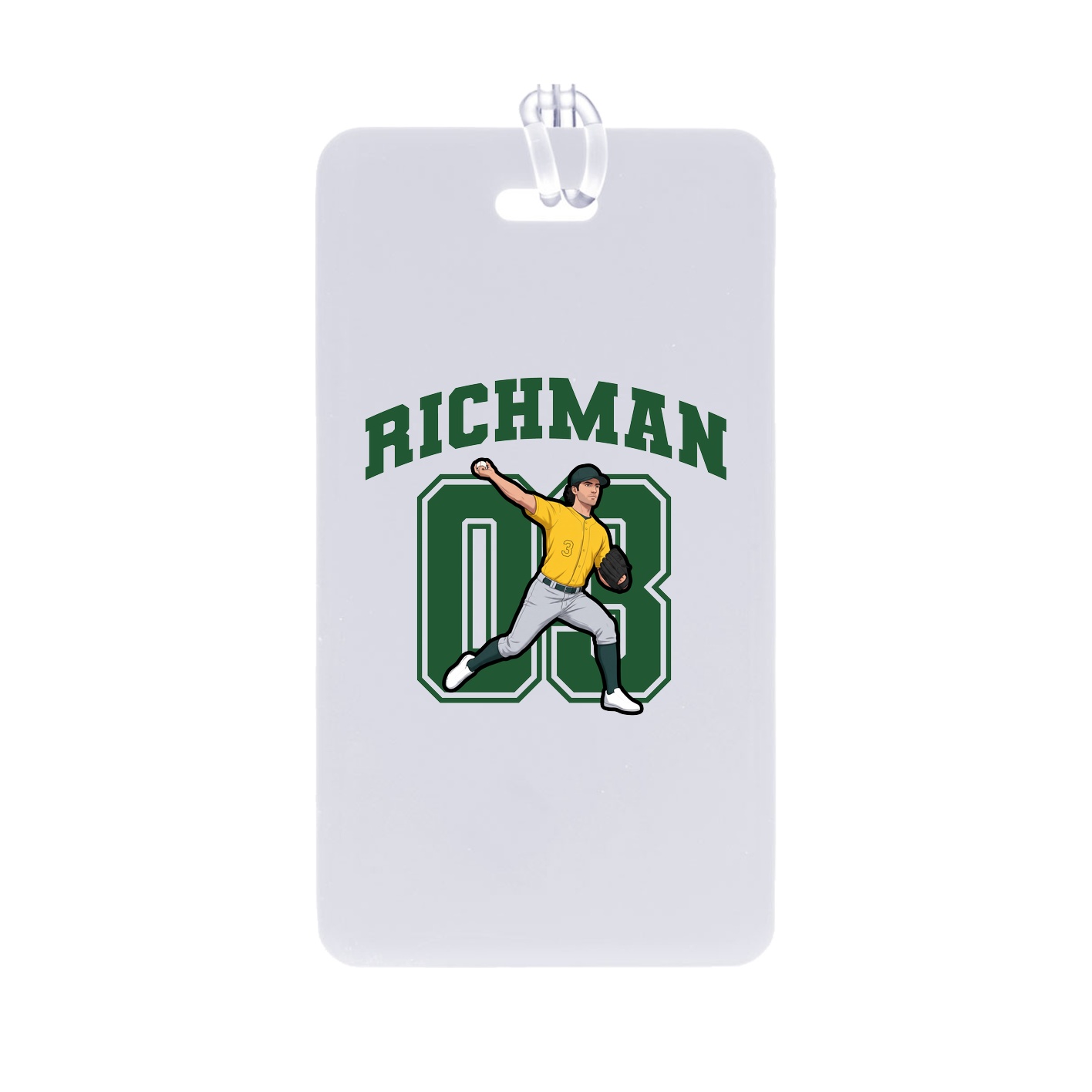 Bag Tag — Number in Classic