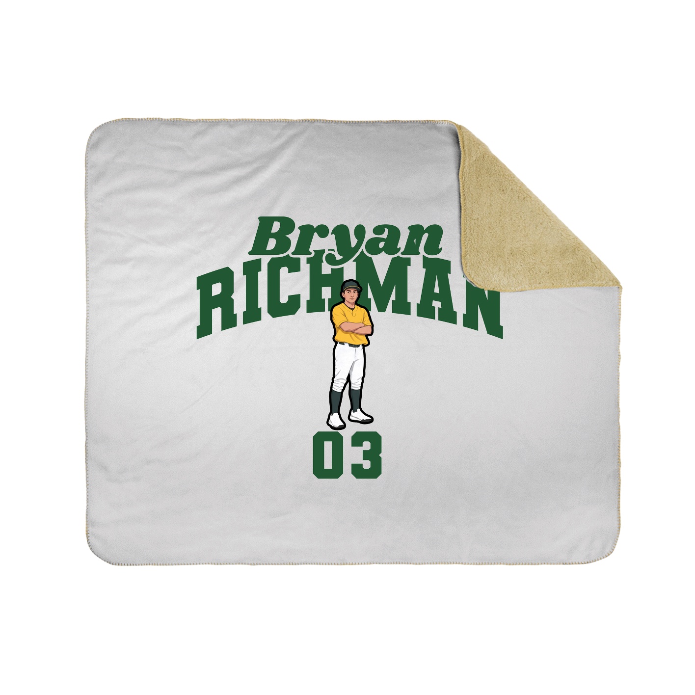 Throw Blanket — Signature Arch in White