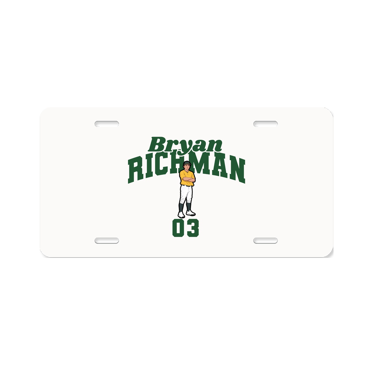License Plate — Signature Arch in Classic