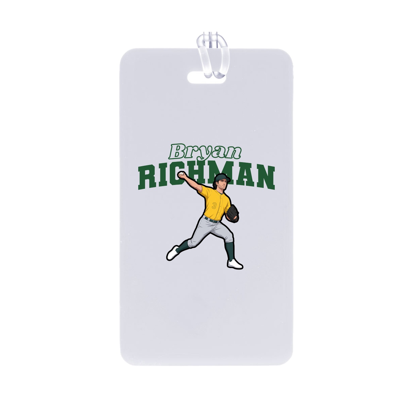 Bag Tag — Name Arch in Classic