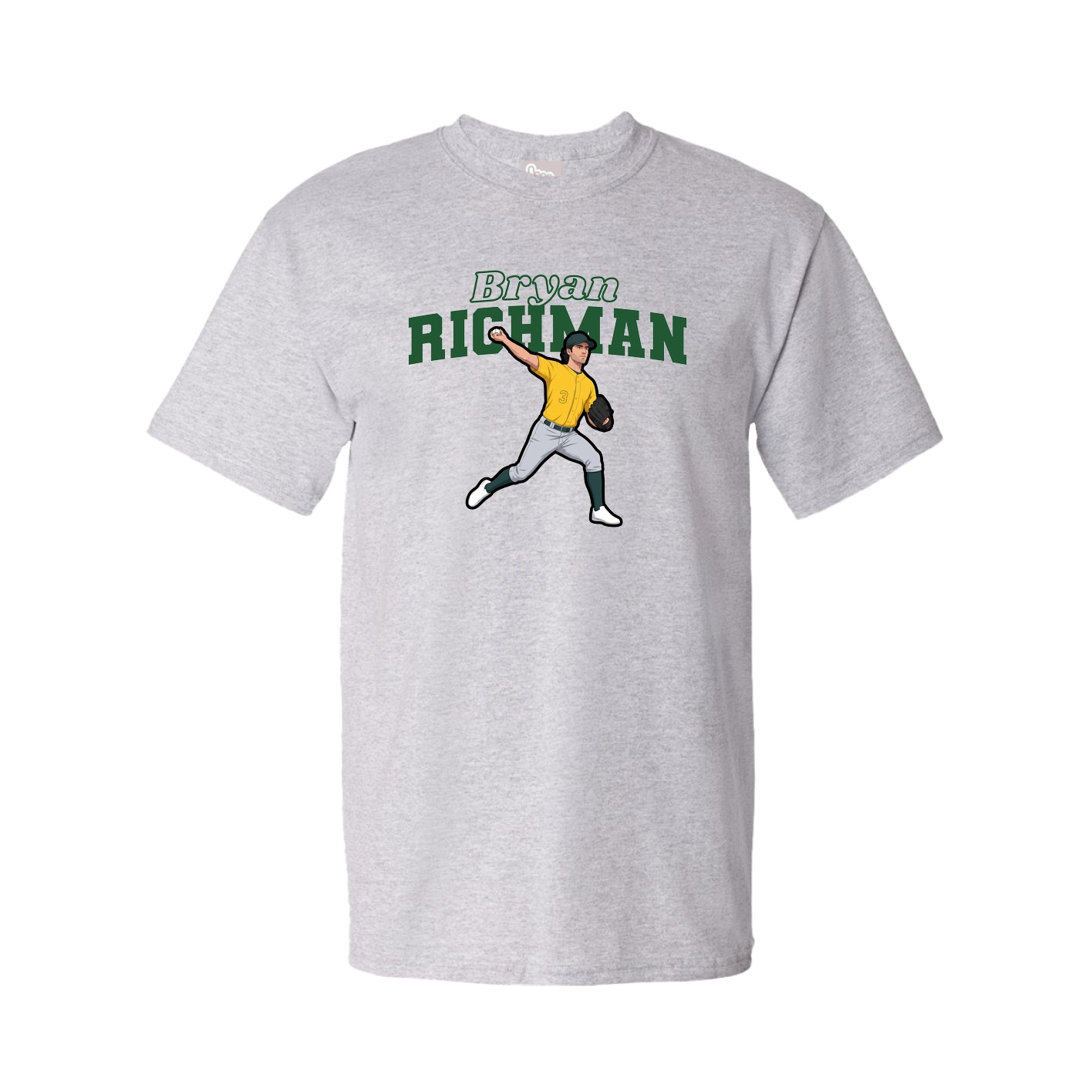 Tee — Name Arch in Grey
