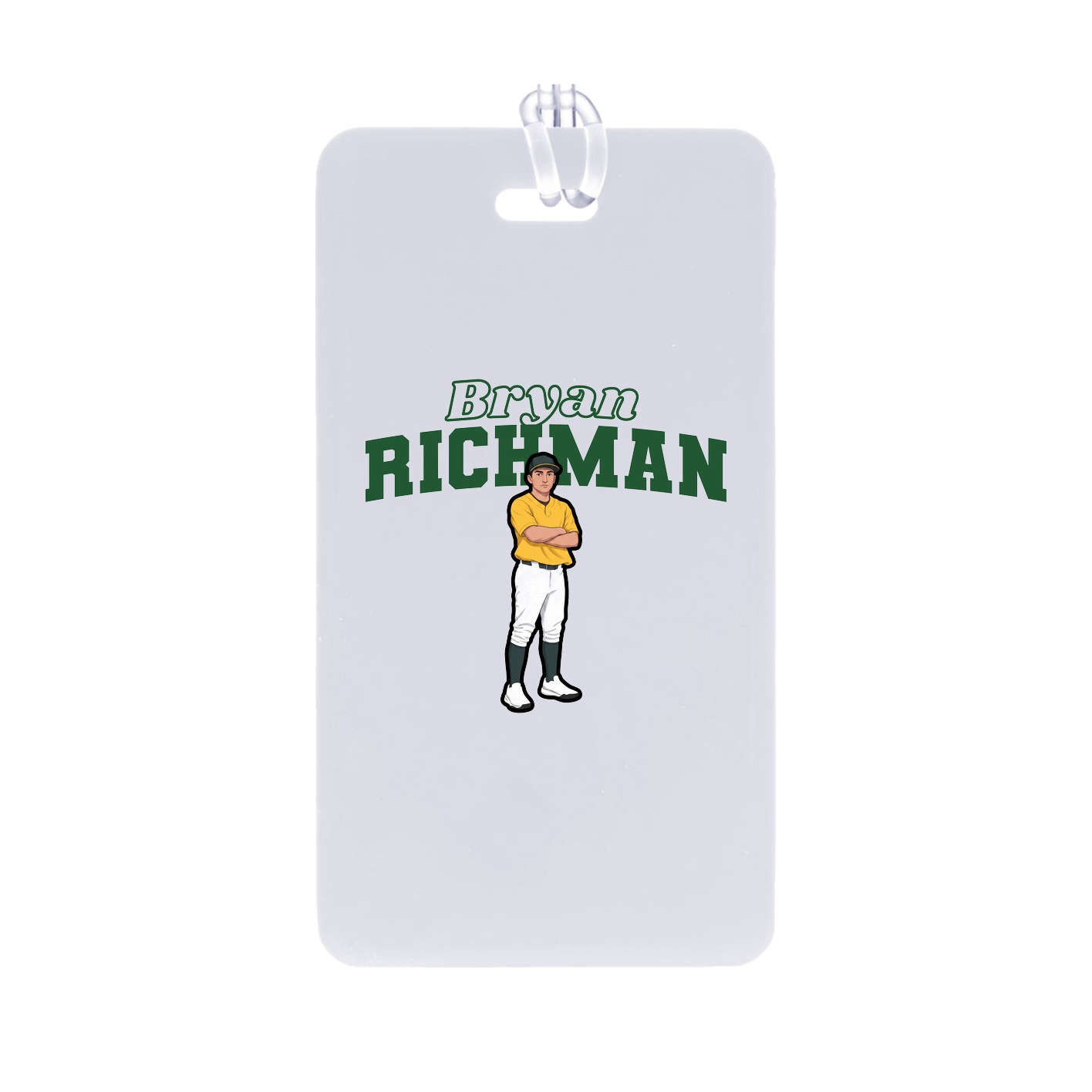 Bag Tag — Name Arch in Classic