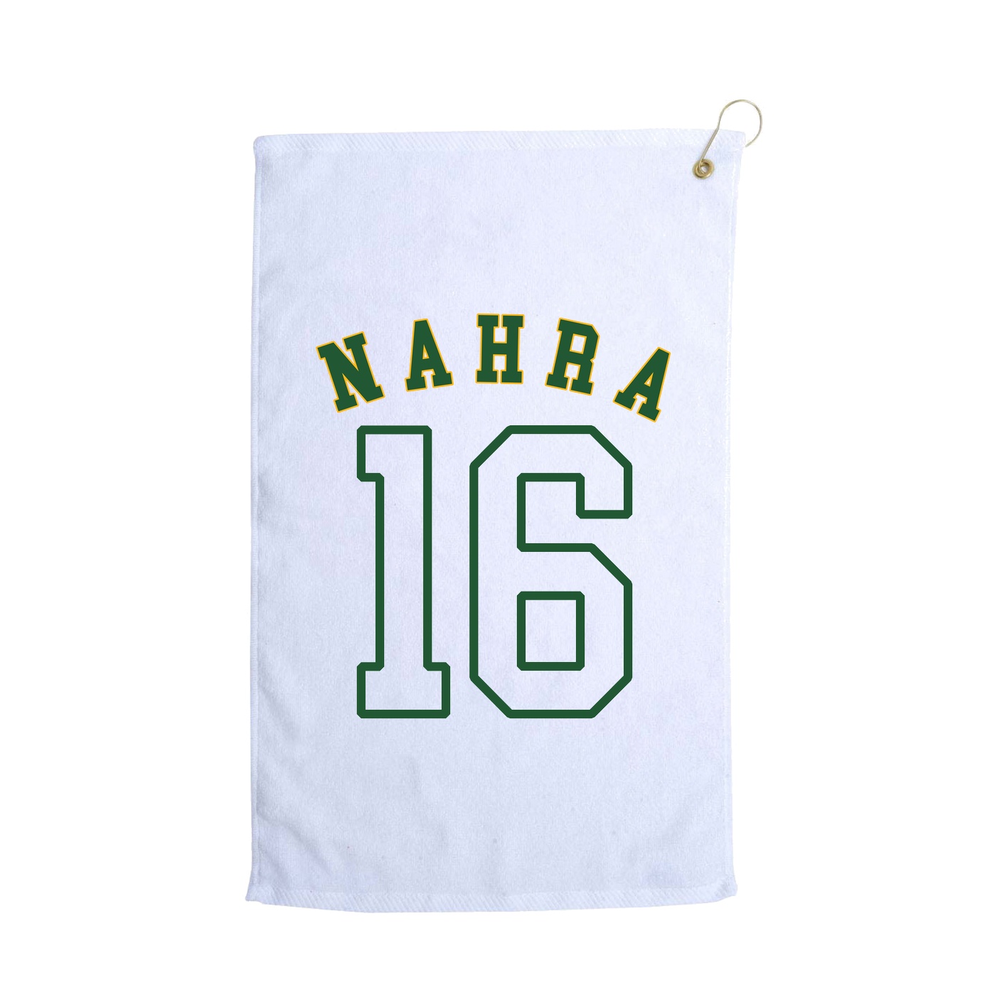Golf Towel — Shirsey Arch in White