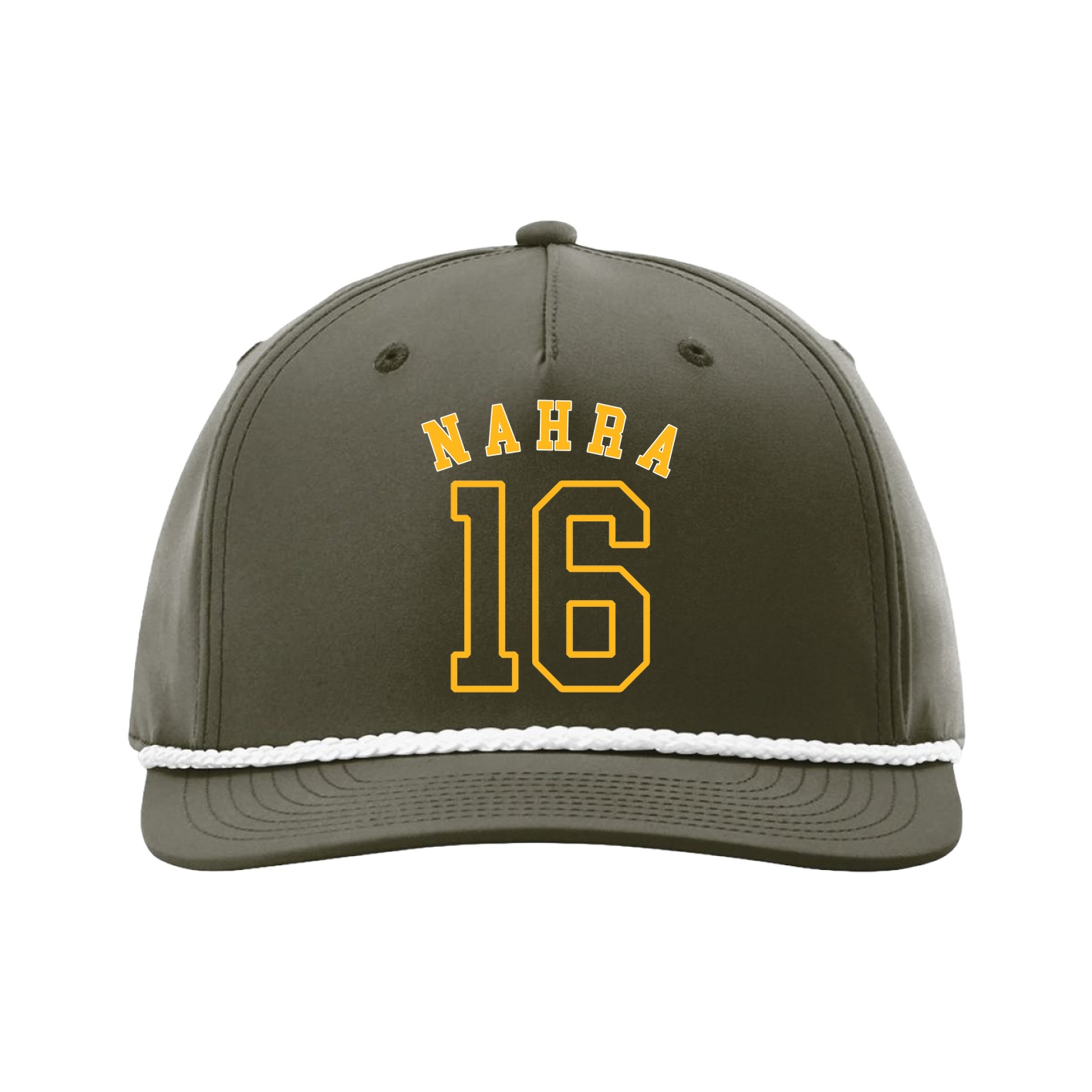 Five-Panel Classic Rope Cap — Shirsey Arch in Green