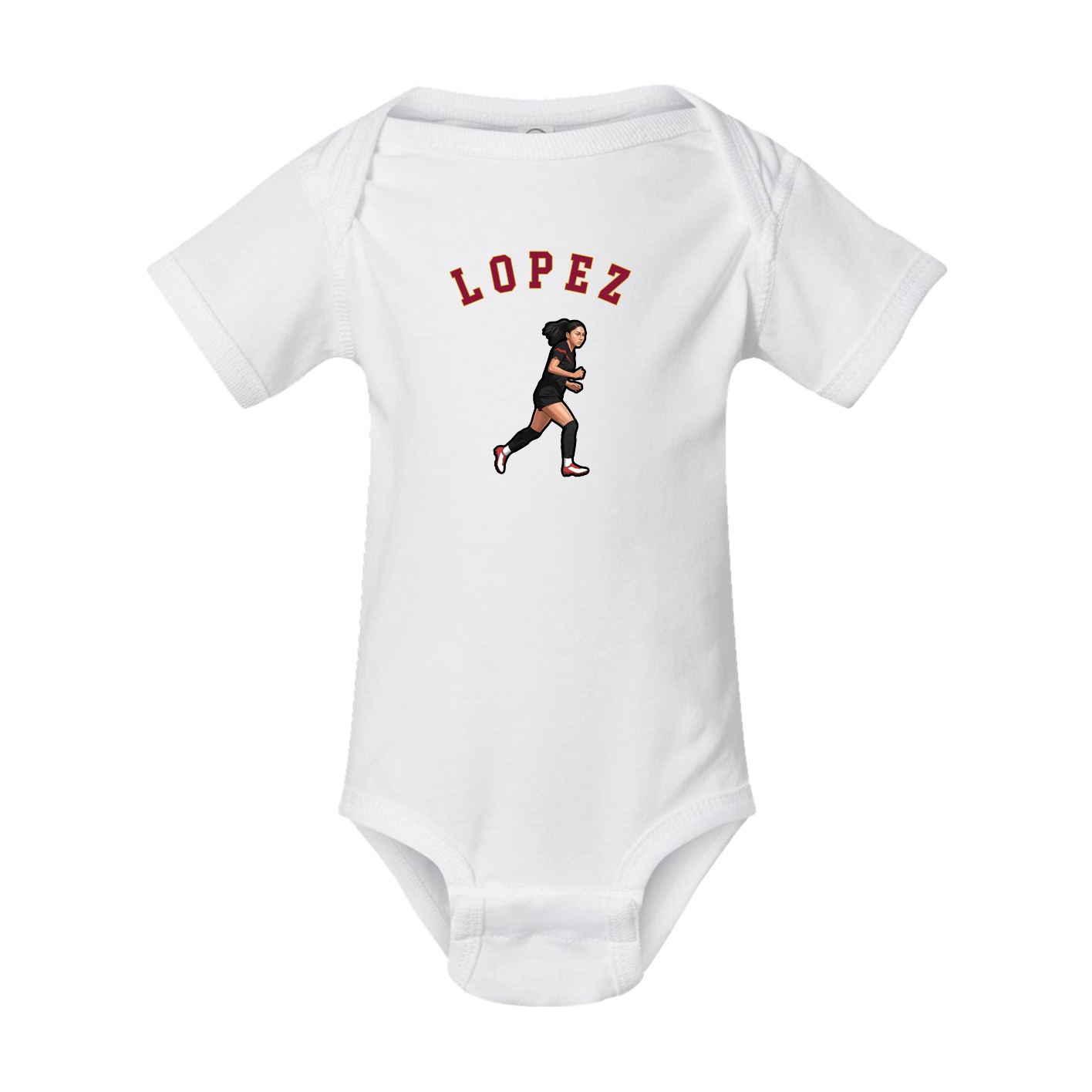 Baby Onesie — Shirsey Arch in White