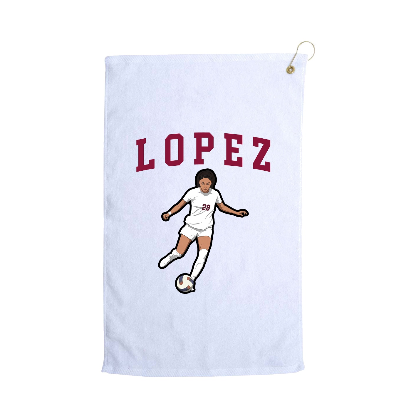 Golf Towel — Shirsey in White