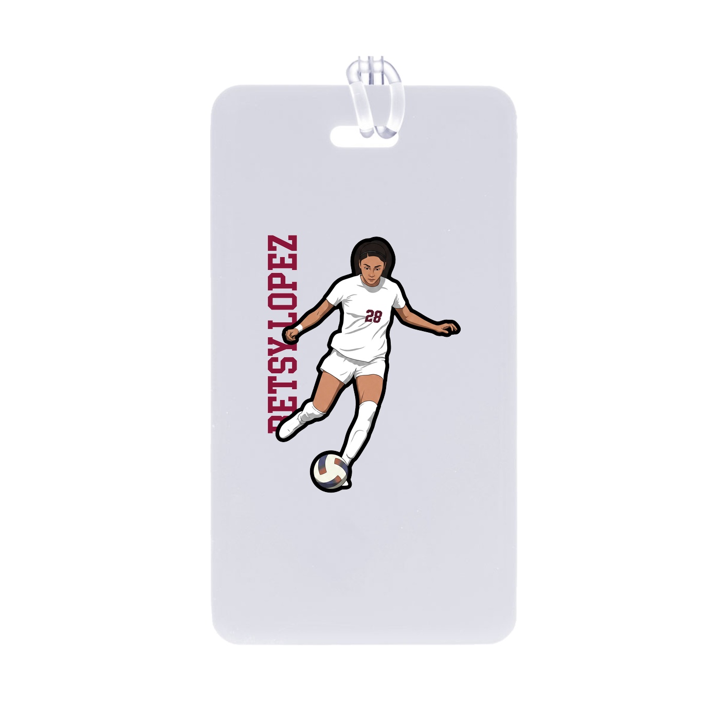 Bag Tag — Name Vertical in Classic