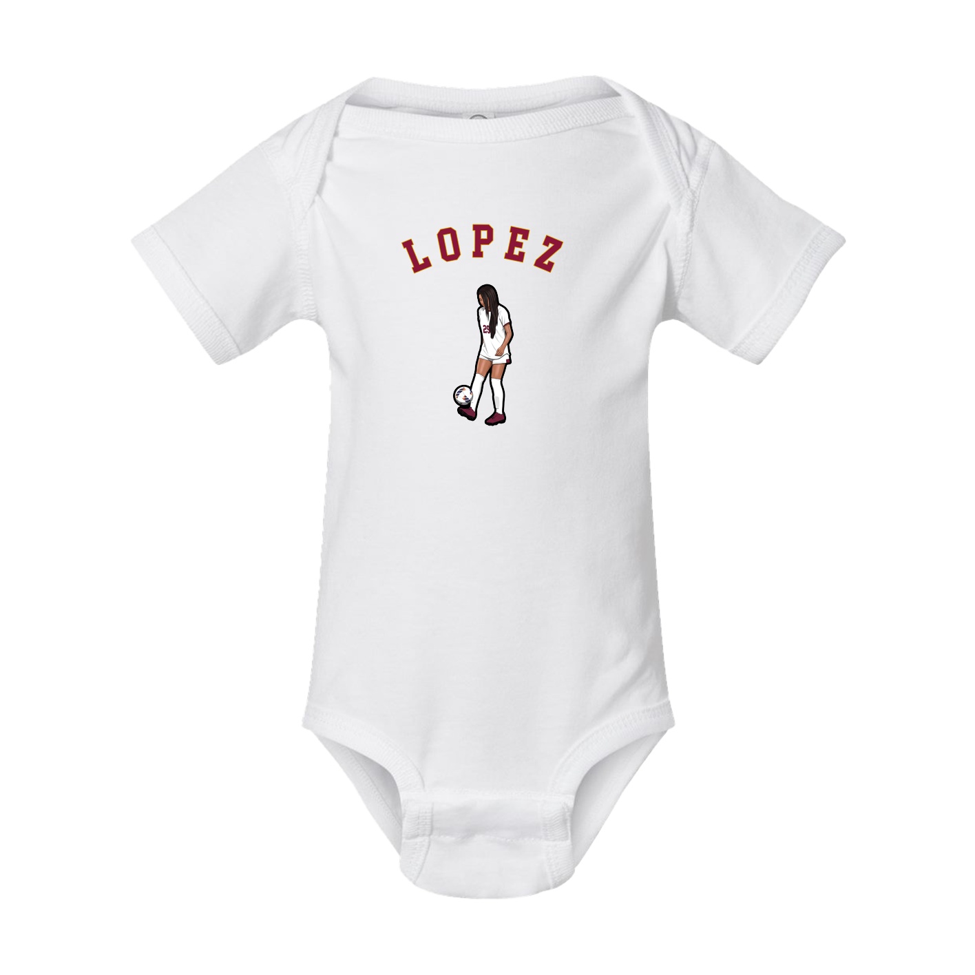 Baby Onesie — Shirsey Arch in White