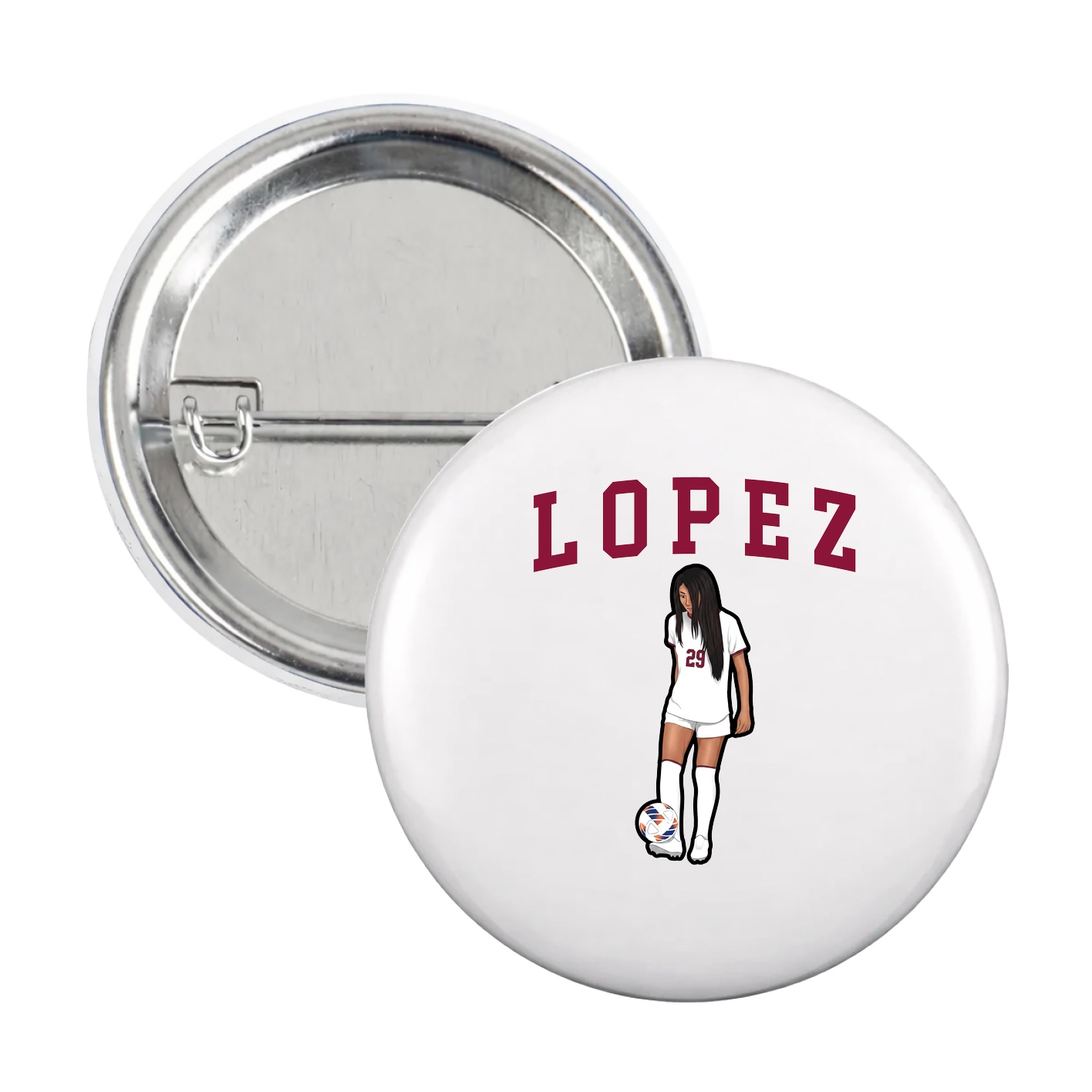 Game Day Button — Shirsey in White